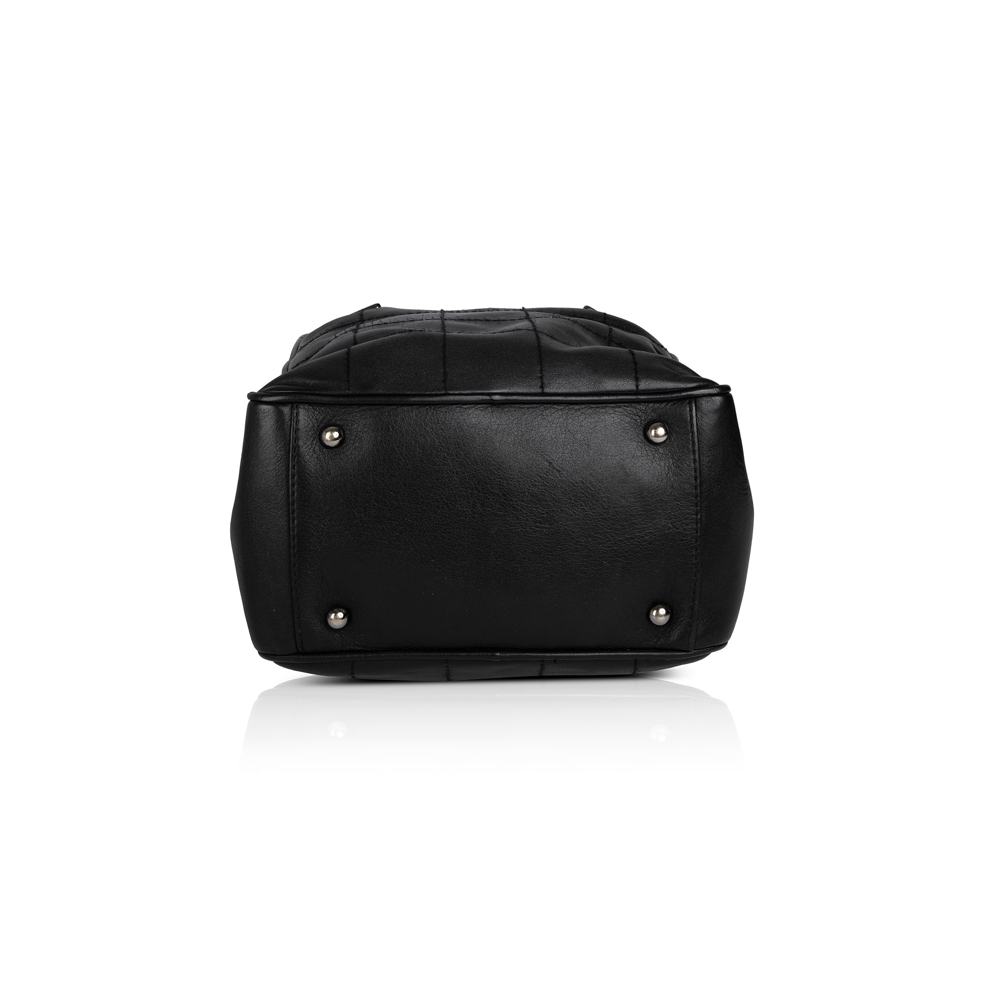 Chanel Small Square Quilt Leather Chocolate Bar Tote – Oliver