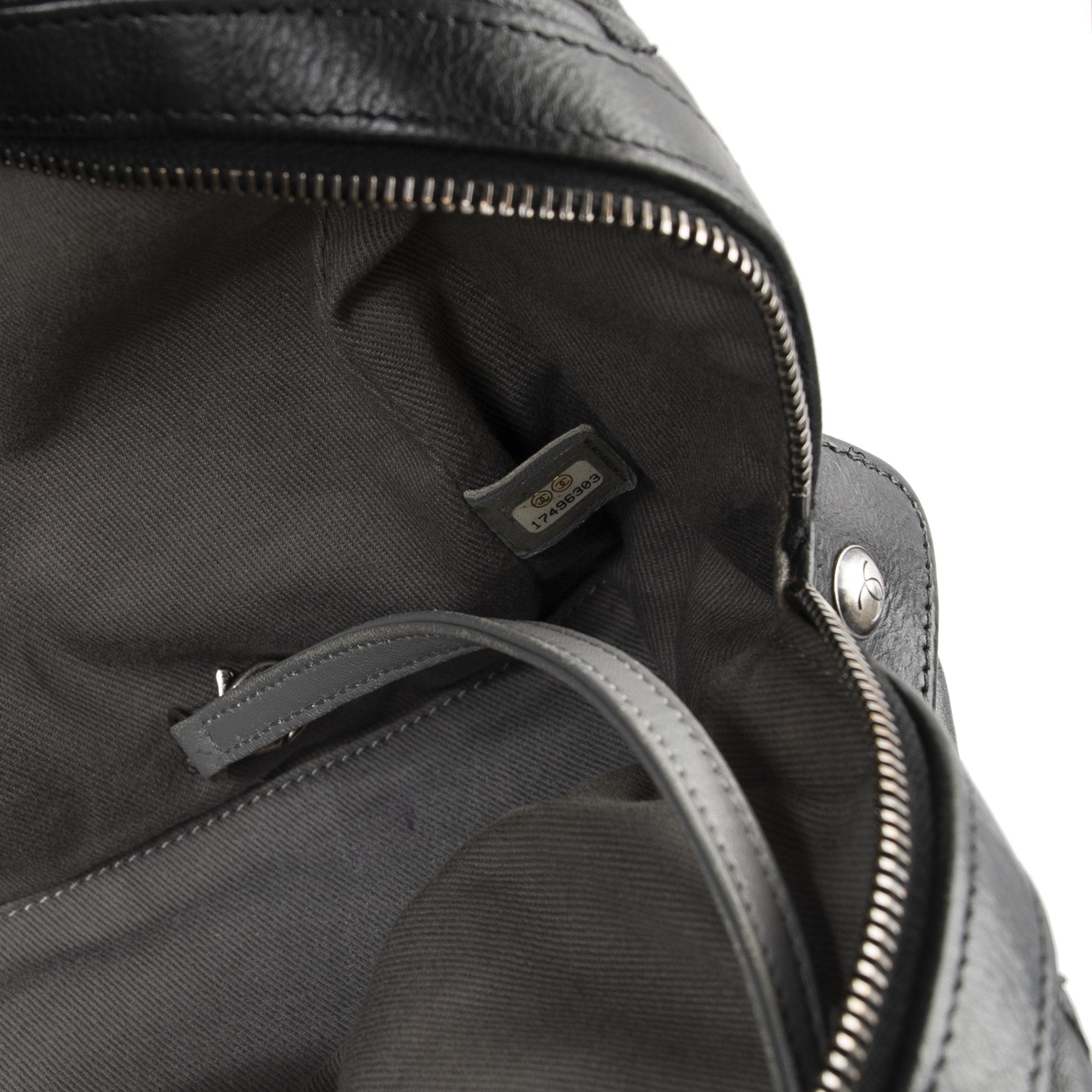 Chanel Stitch It Calfskin Leather Bowler Bag