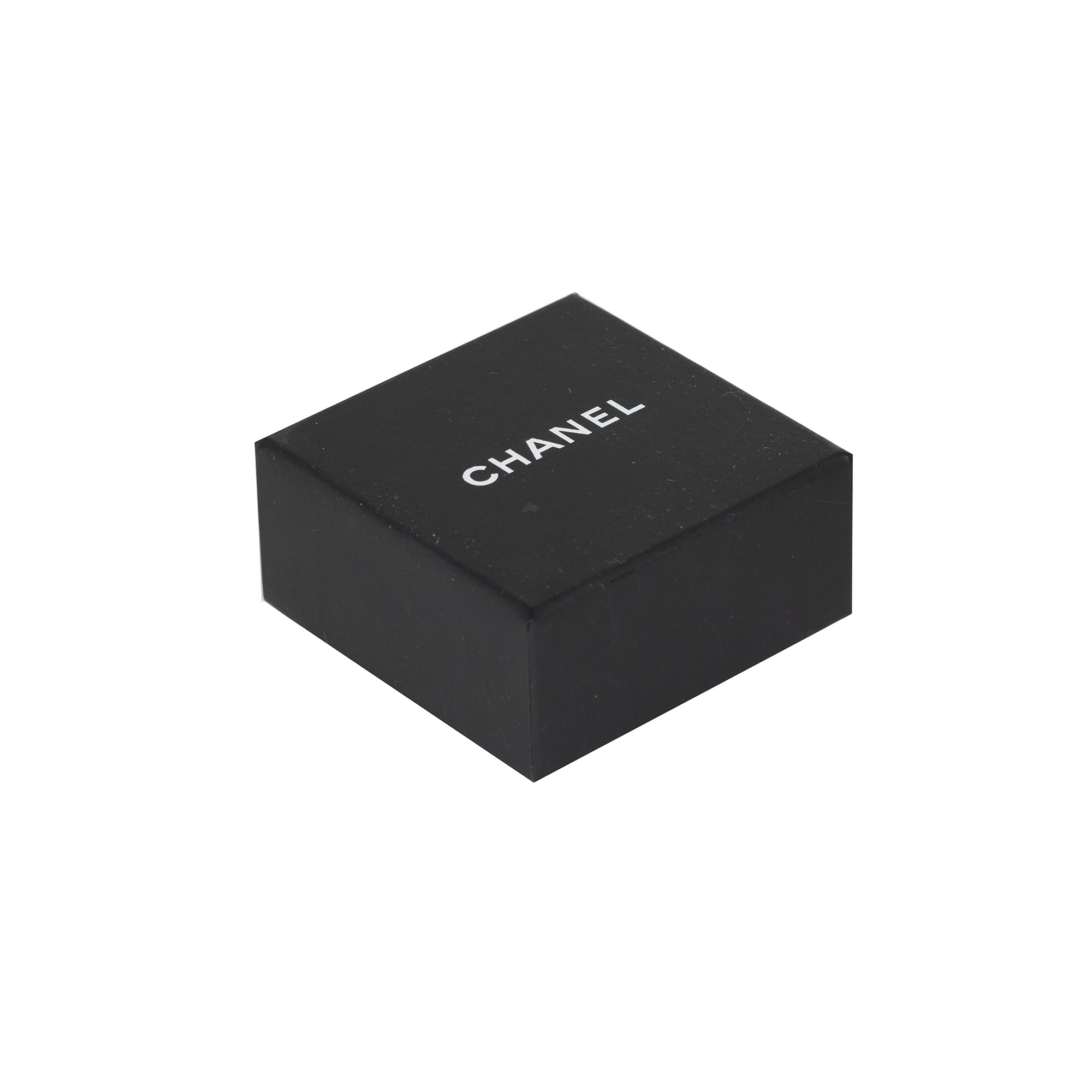 Chanel Strass CC Stud Earrings w/ Box