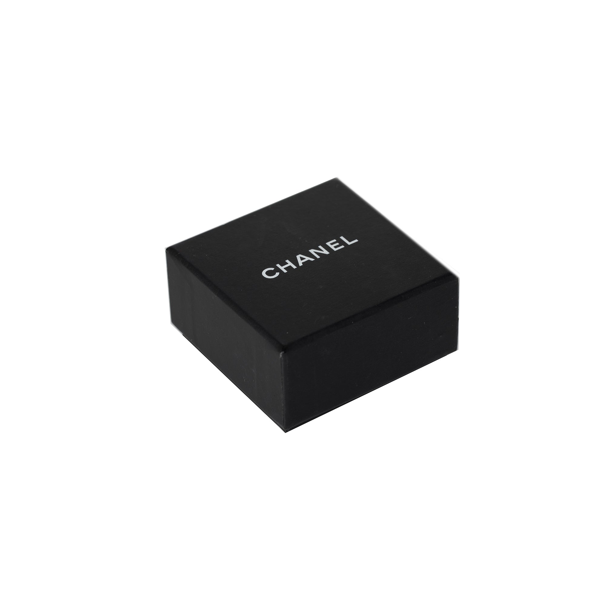 Chanel Strass CC Stud Earrings w/ Box