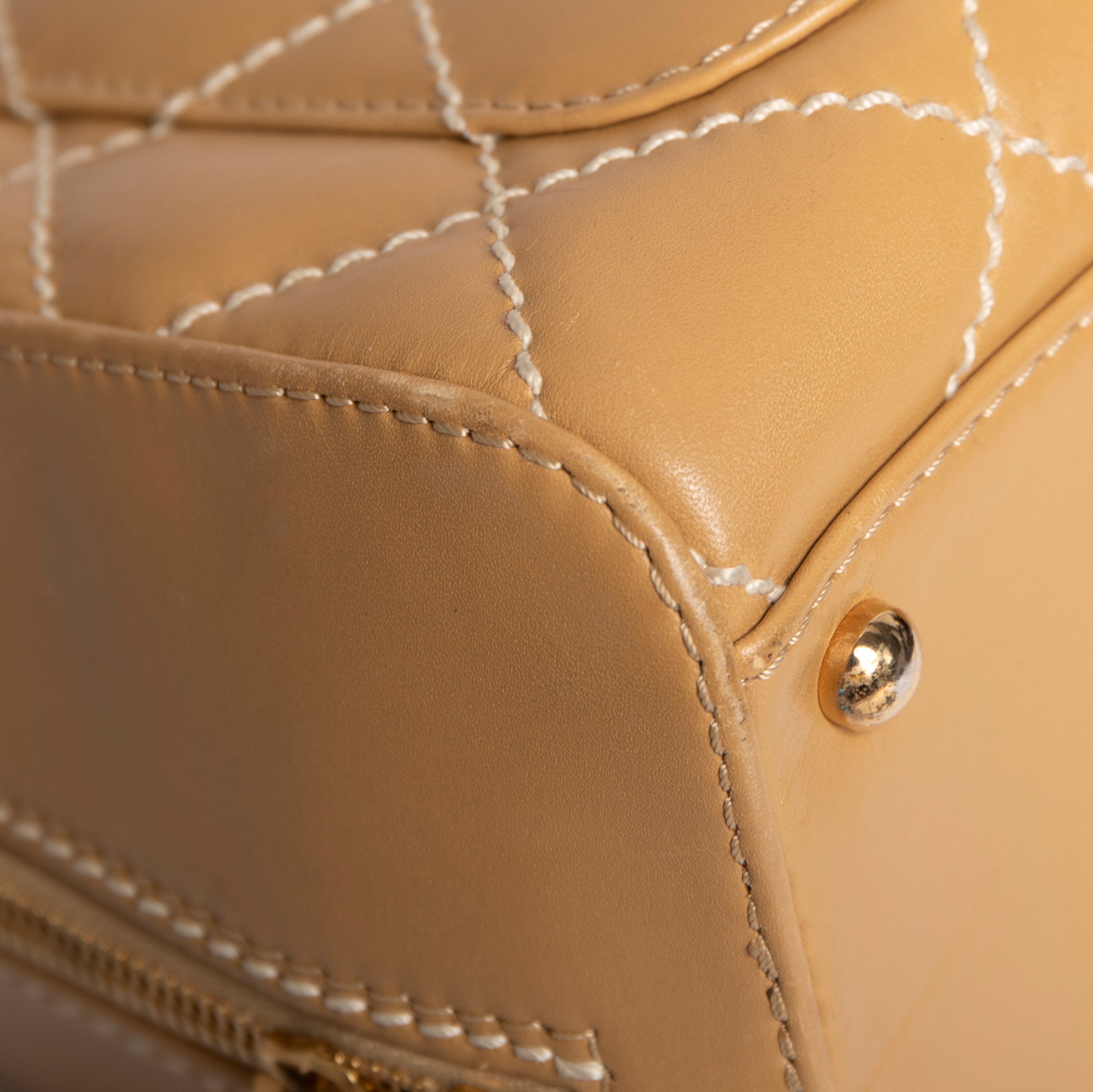 Chanel Surpique Bowler Bag