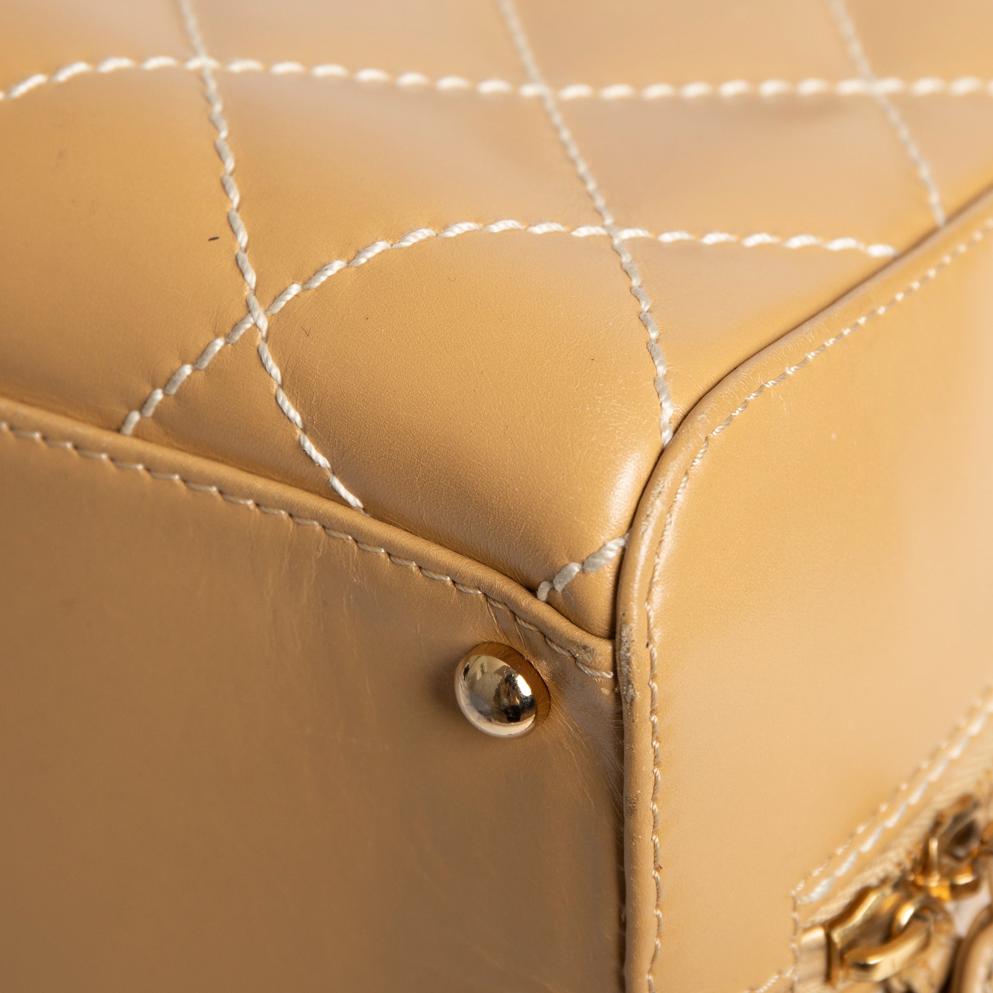 Chanel Surpique Bowler Bag