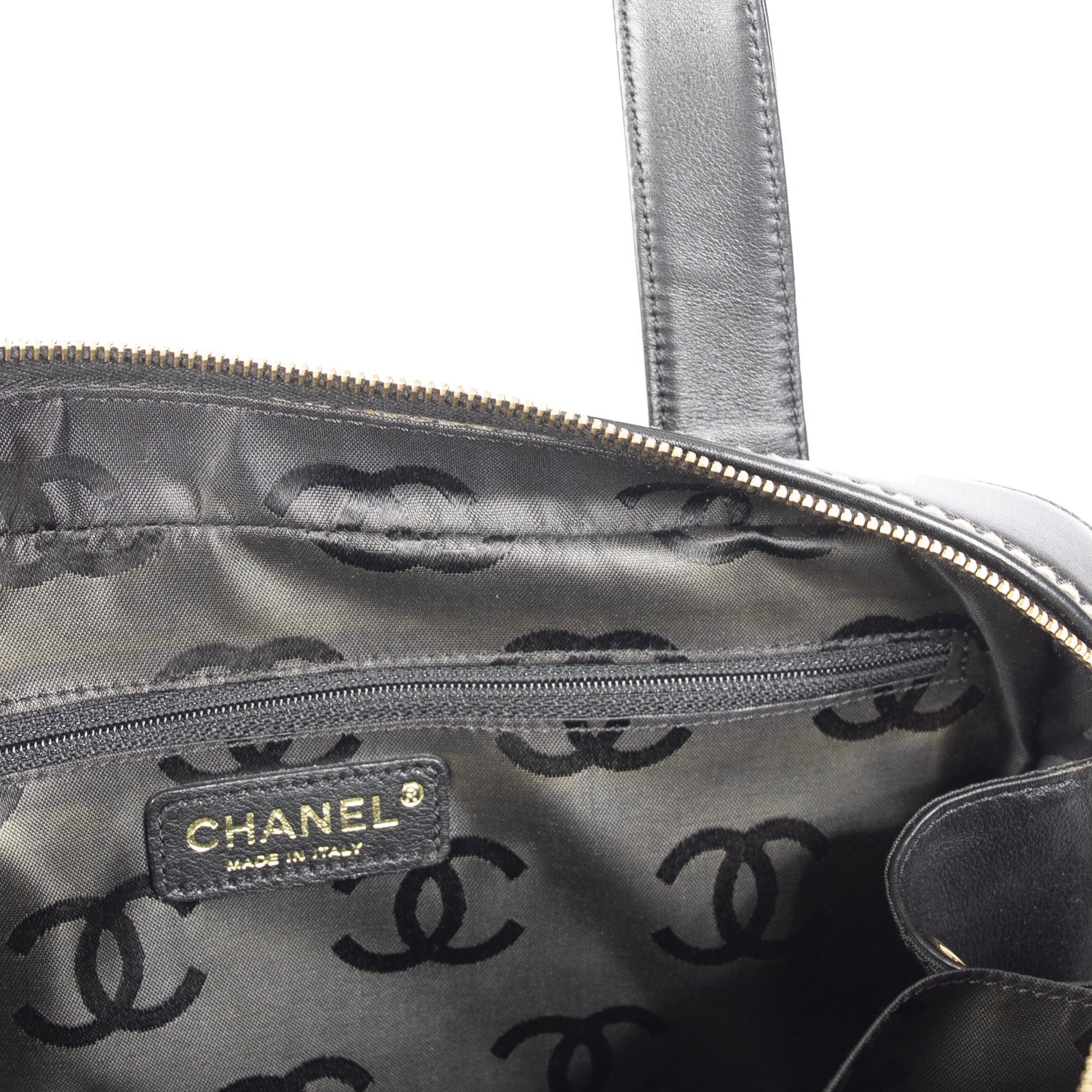 Chanel Surpique Bowler Bag