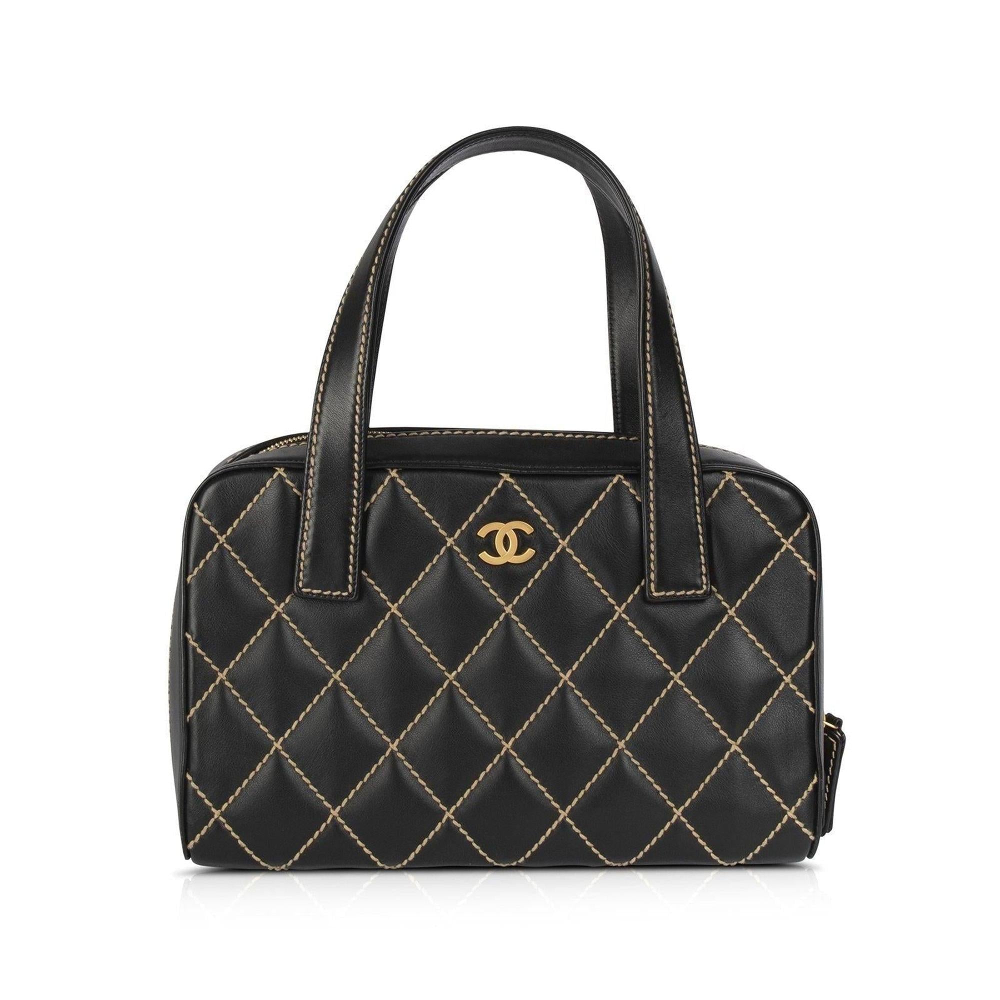 Chanel Surpique Bowler Bag