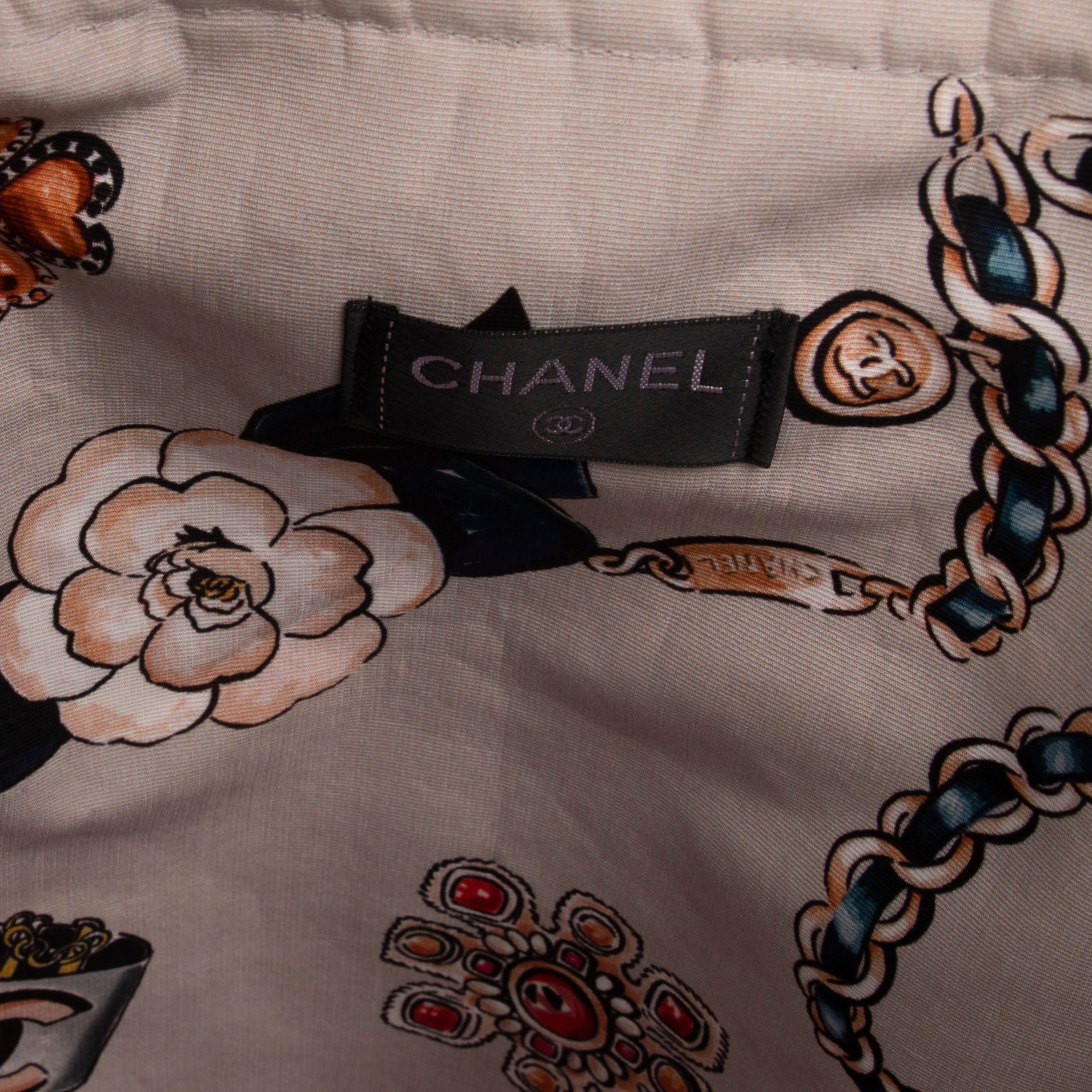 Chanel Terry Cloth Beach Tote w/ Pochette & Towel Set w/ Receipt – Oliver  Jewellery