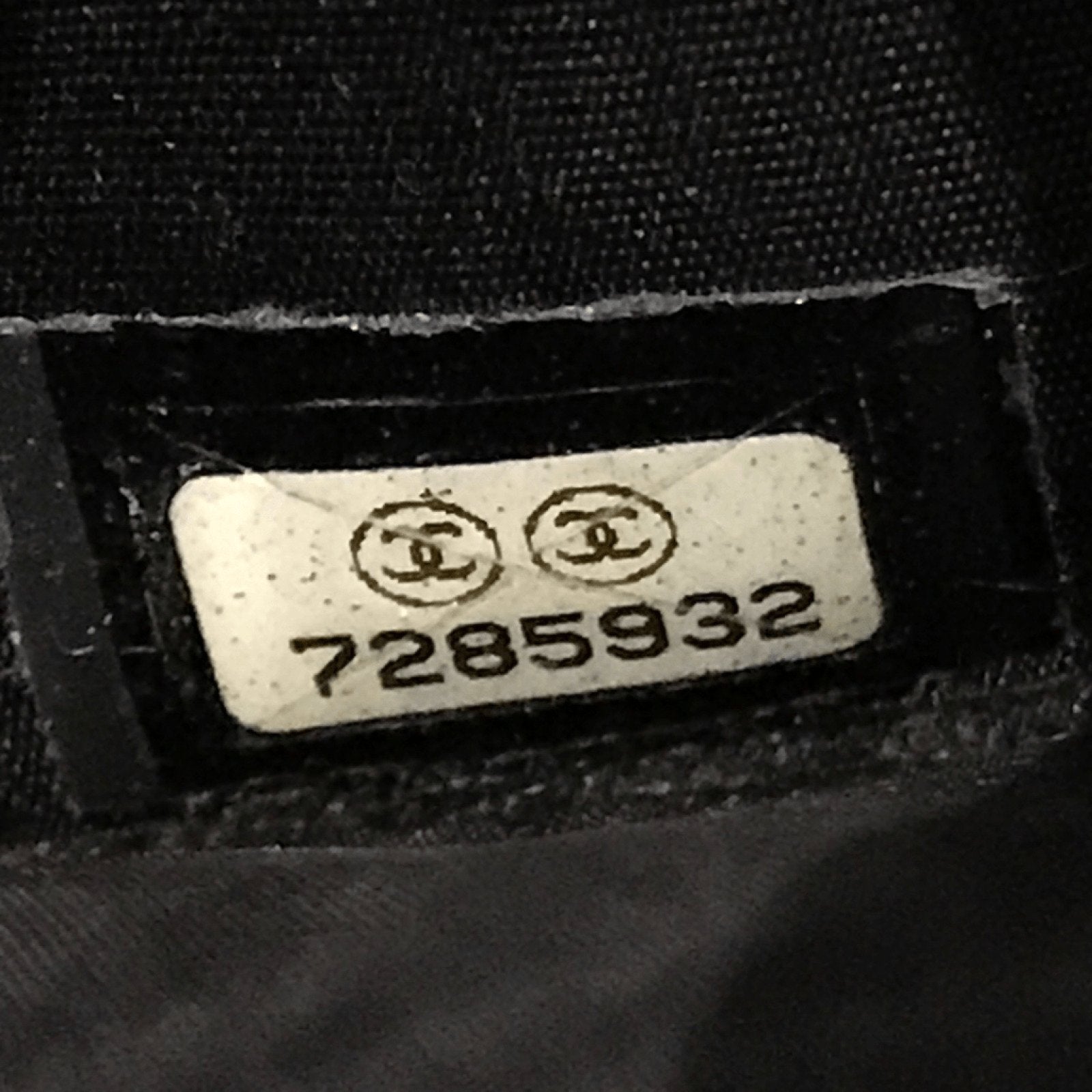 Chanel Vintage Black Chocolate Bar Wallet