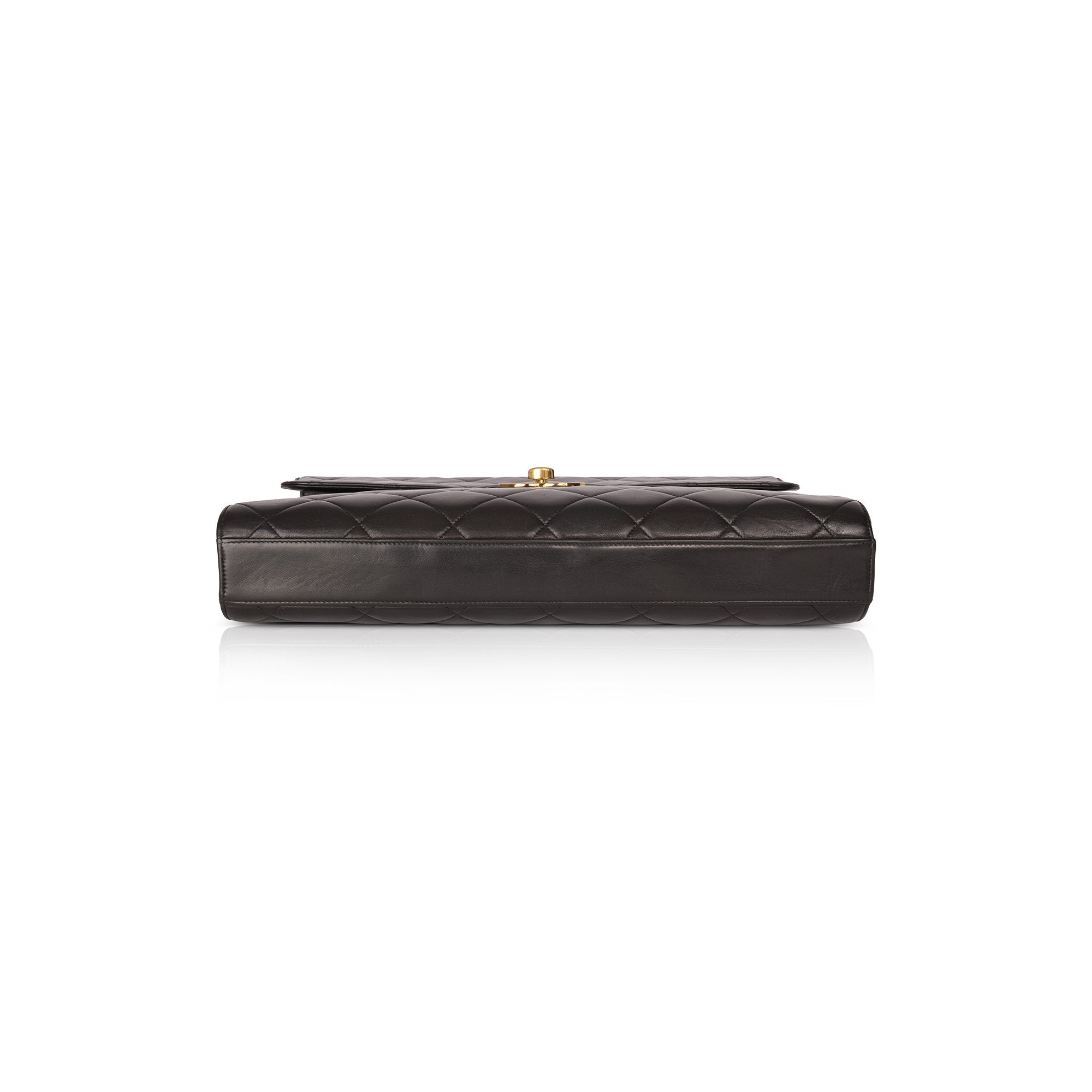 Chanel Vintage Lambskin CC Briefcase – OLIVER'S