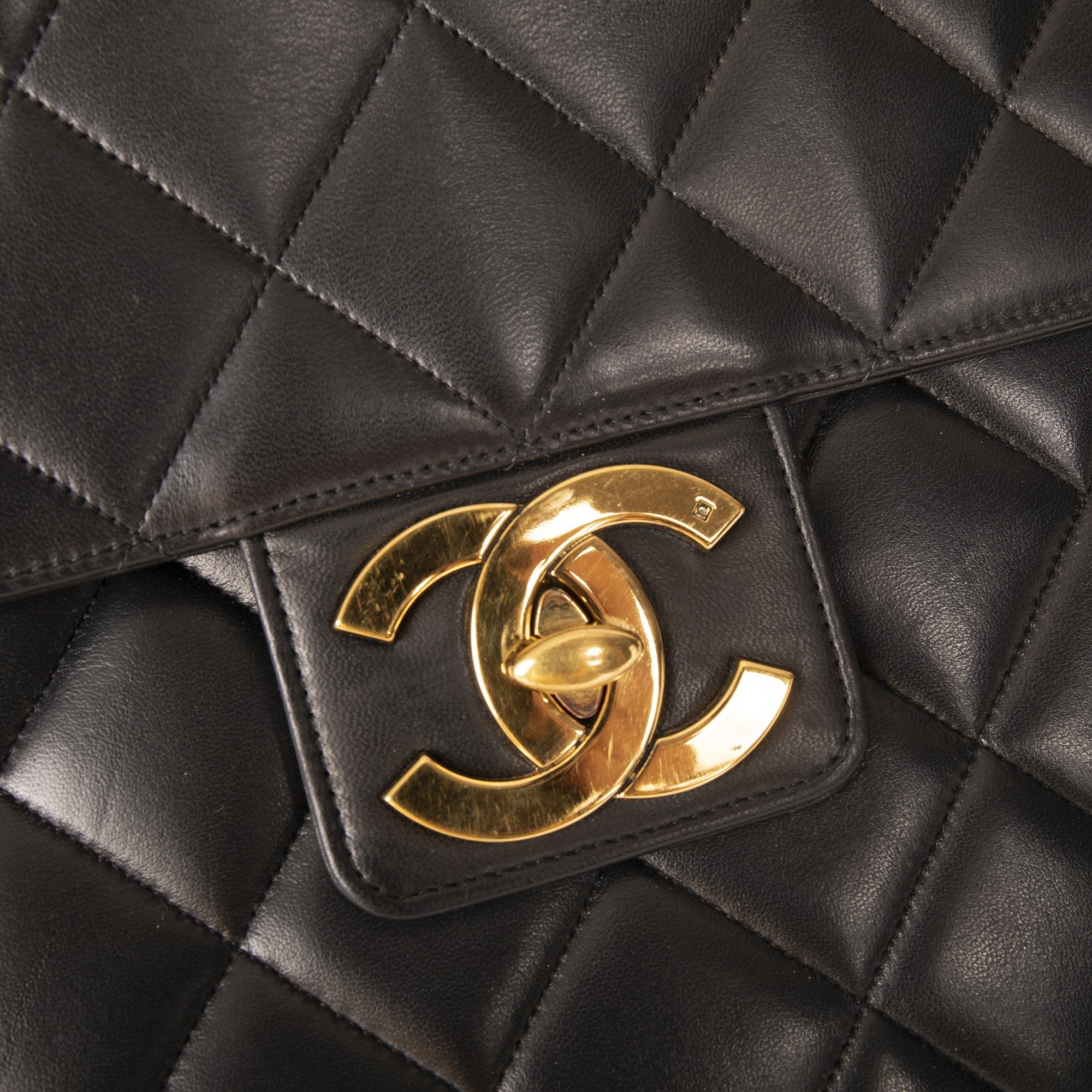 Chanel Vintage Lambskin CC Briefcase