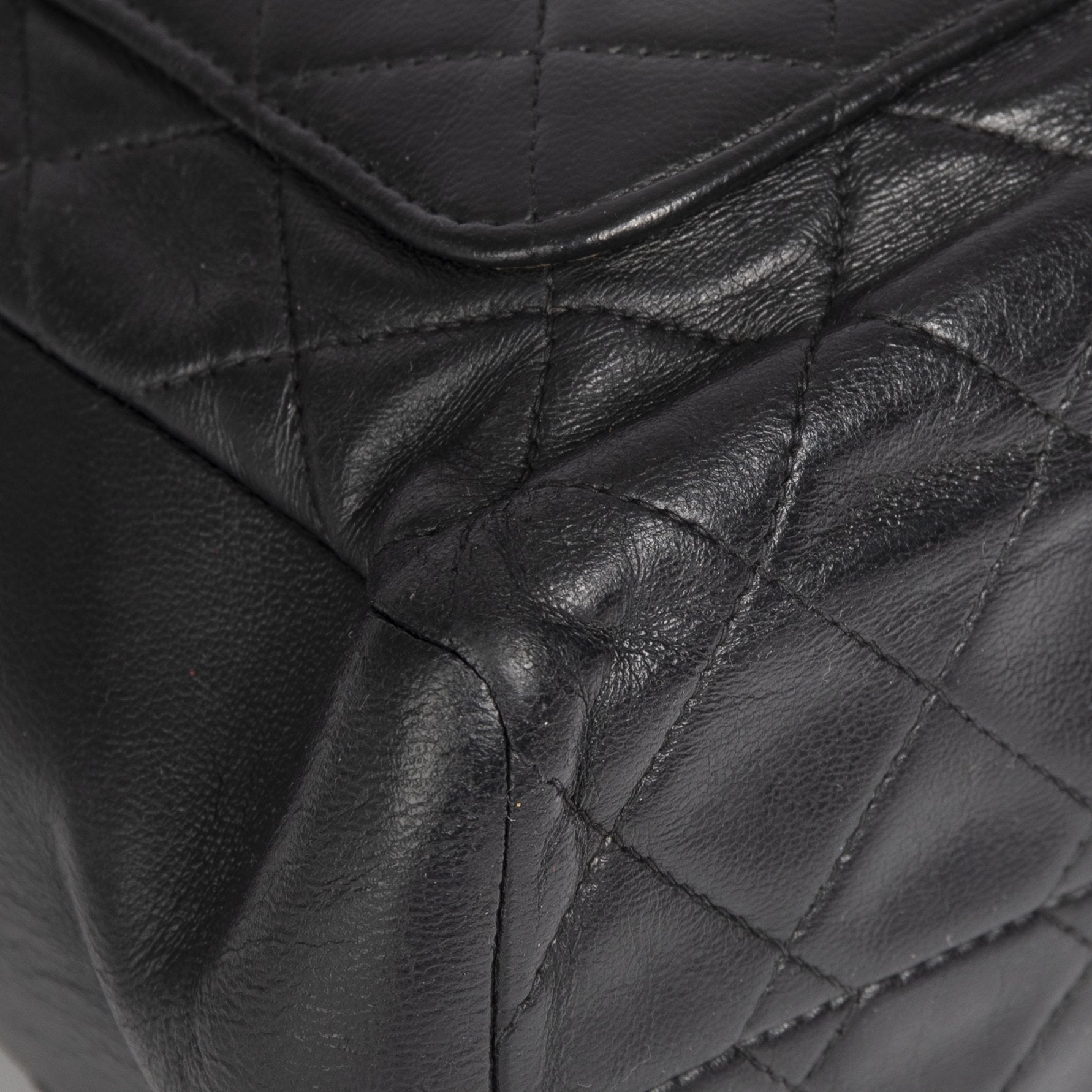 Chanel Vintage Quilted CC Tote