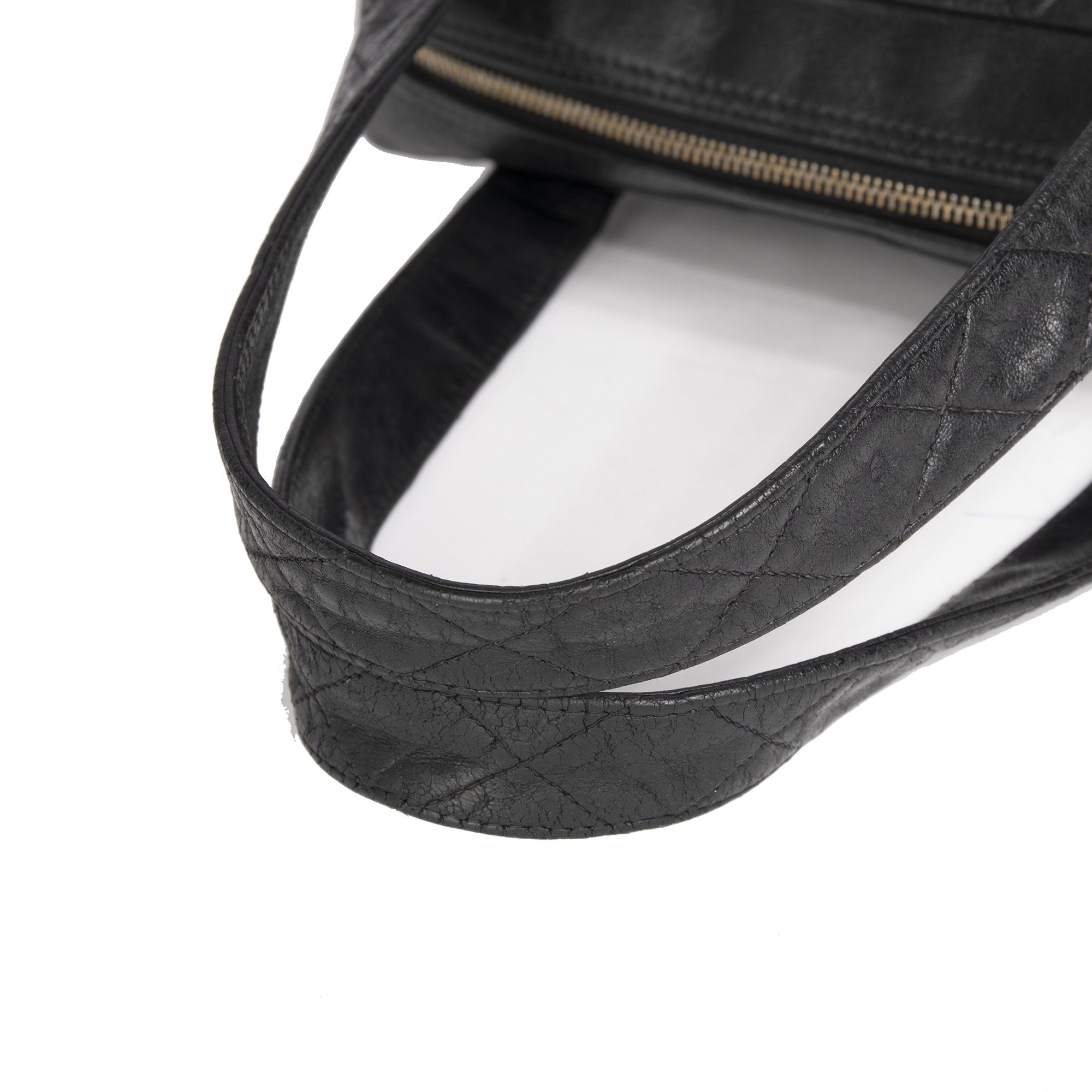 Chanel Vintage Quilted CC Tote