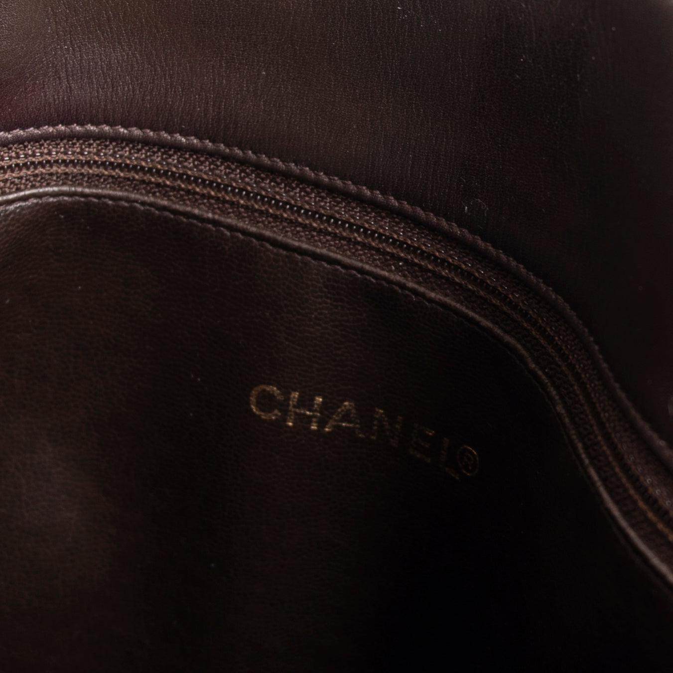 Chanel Vintage Quilted Leather Tote