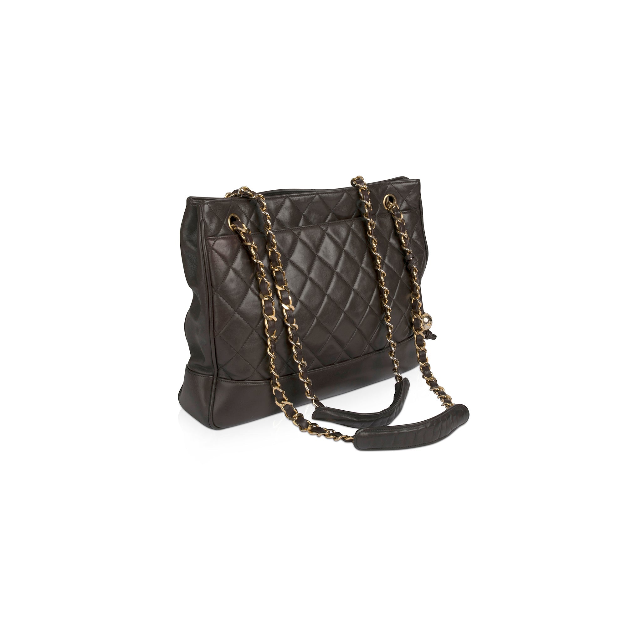 Chanel Vintage Quilted Leather Tote