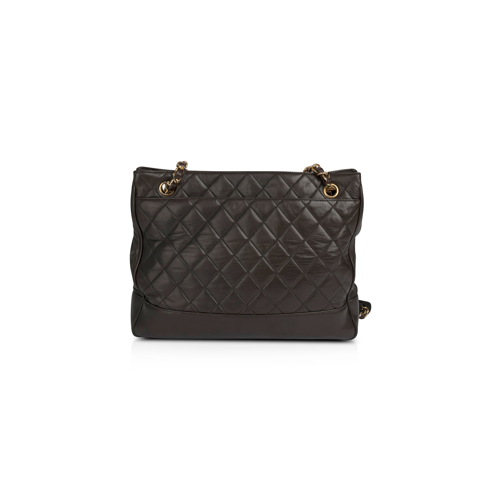 Chanel Vintage Quilted Leather Tote