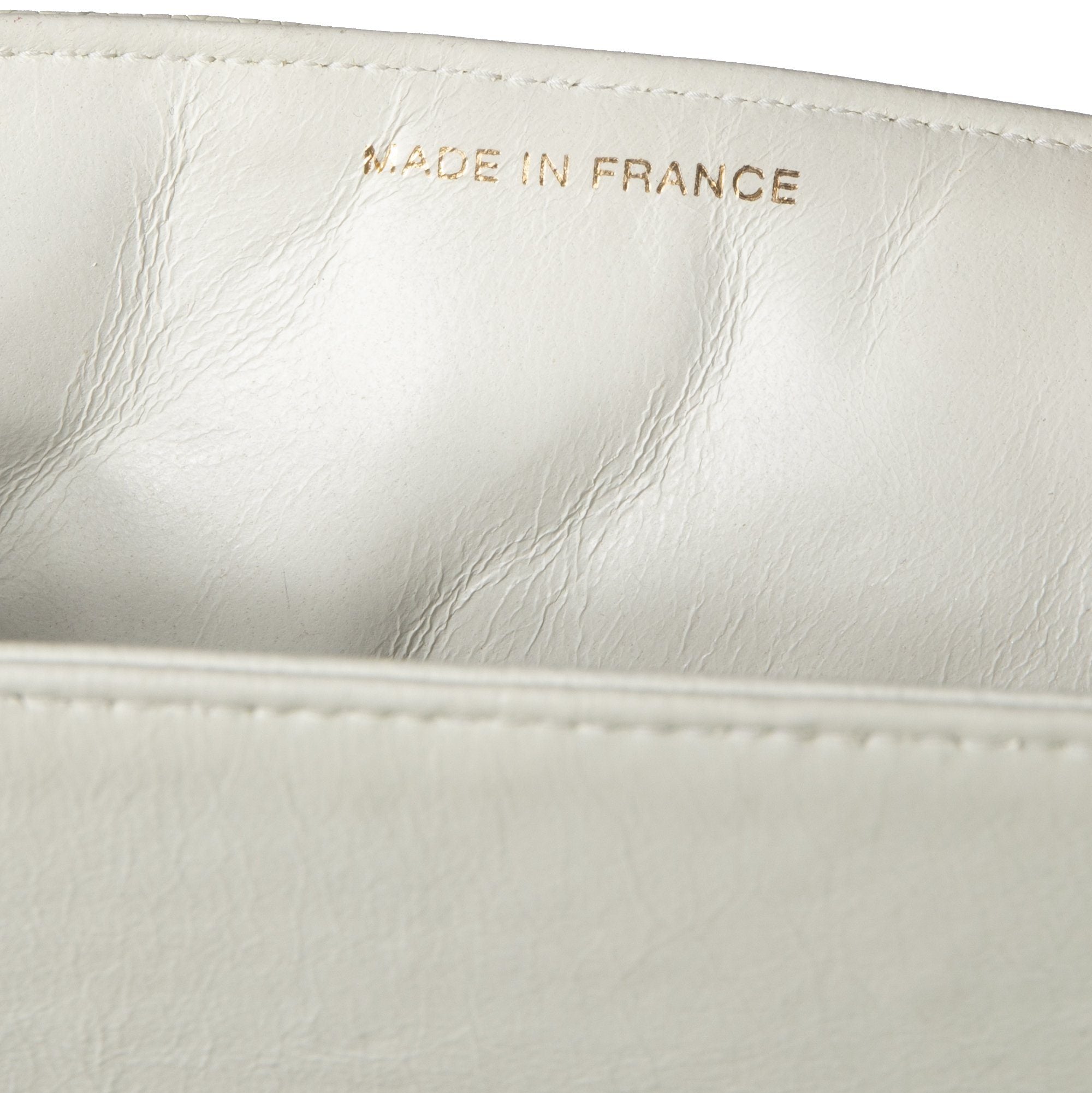 Chanel Vintage Small Quilted Caviar CC Flap Shoulder Bag
