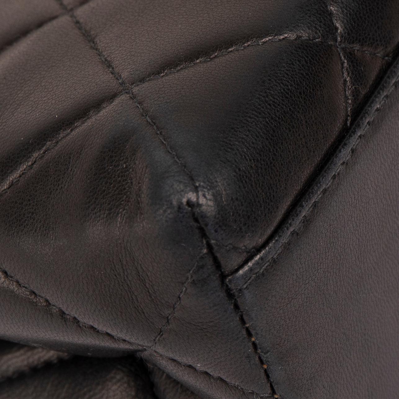 Chanel Vintage Small Quilted Leather CC Shoulder Bag w/ Box