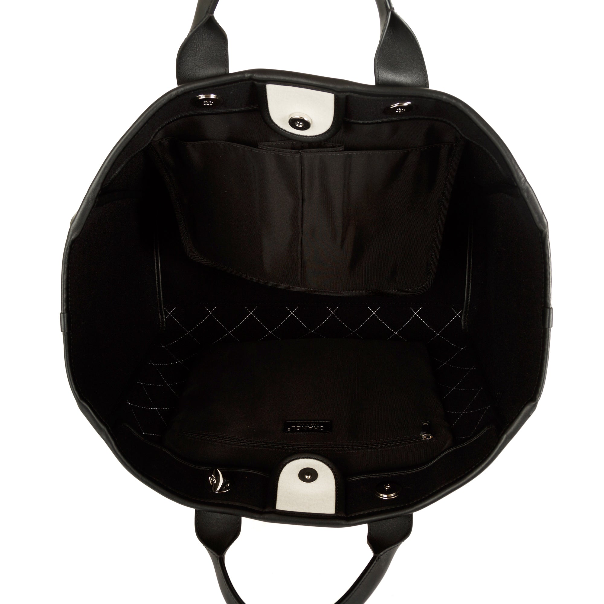 Chanel Wool Felt Large Deauville Tote