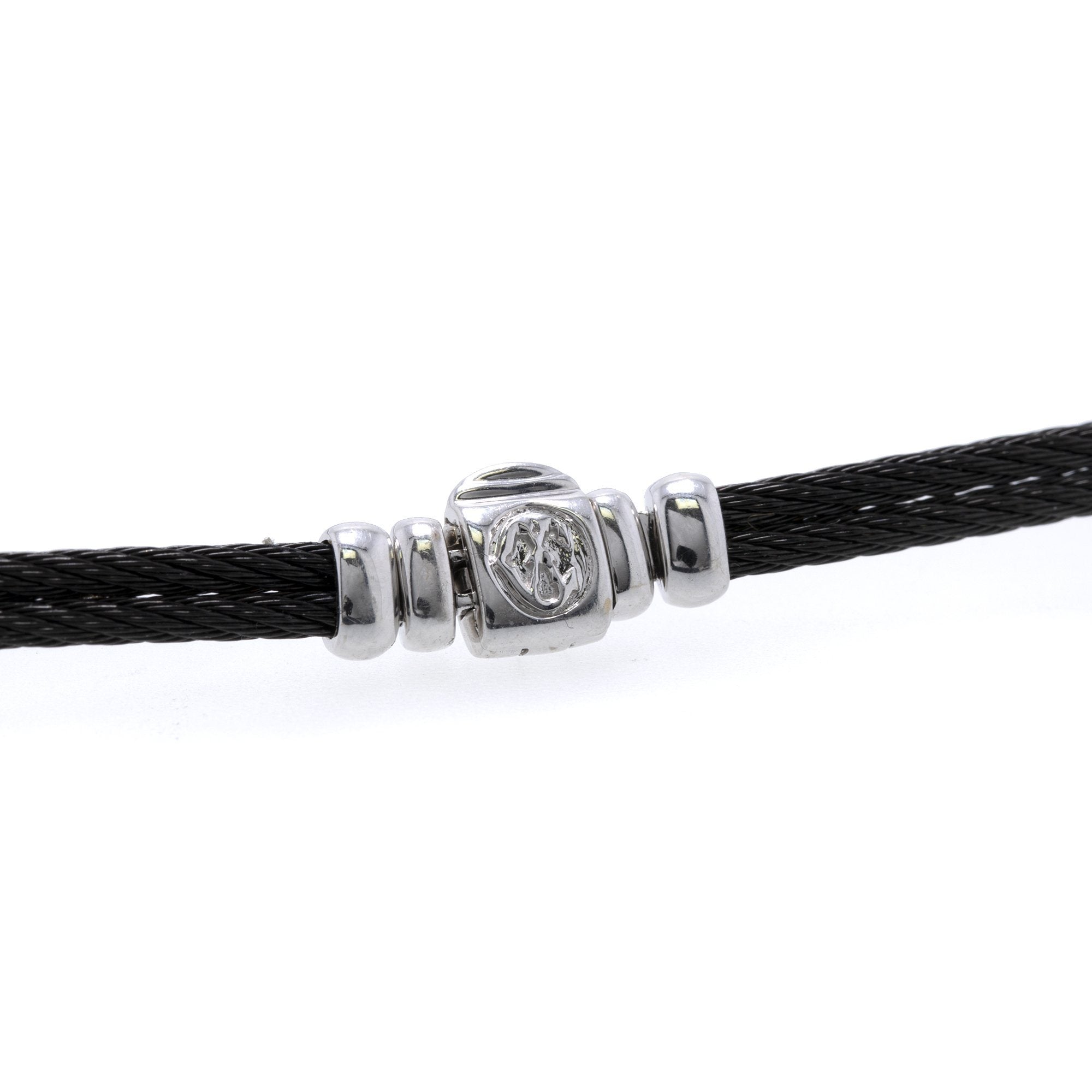 Charriol Diamond Celtic Noir Pendant Necklace