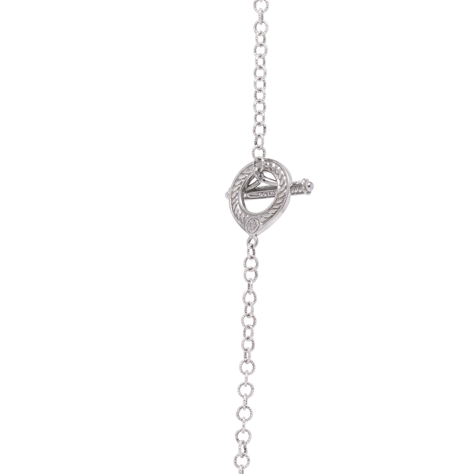 Charriol Two-Tone Celtic Noir Long Station Necklace