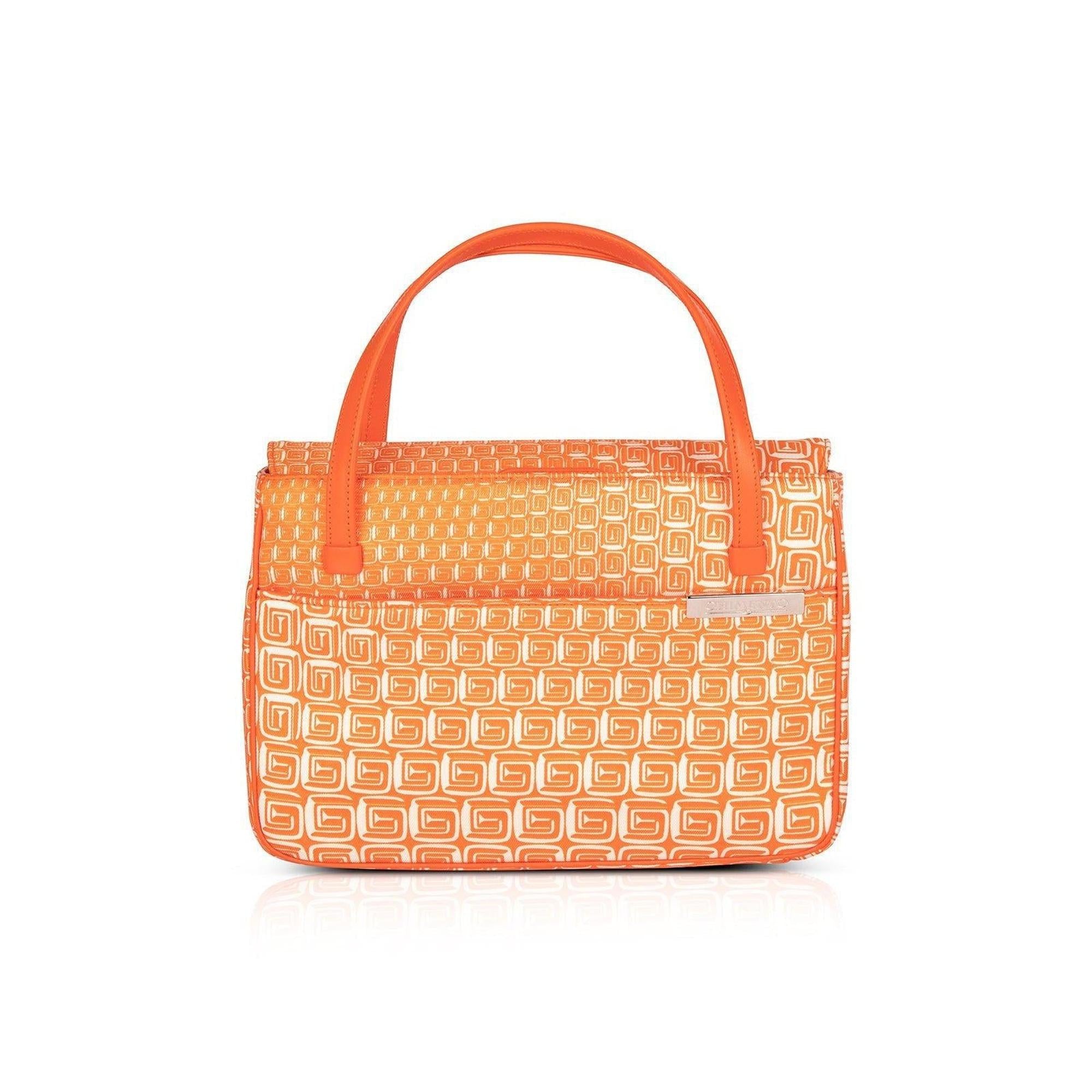 Chimento Vintage Orange Satin Handle Bag w/ Box