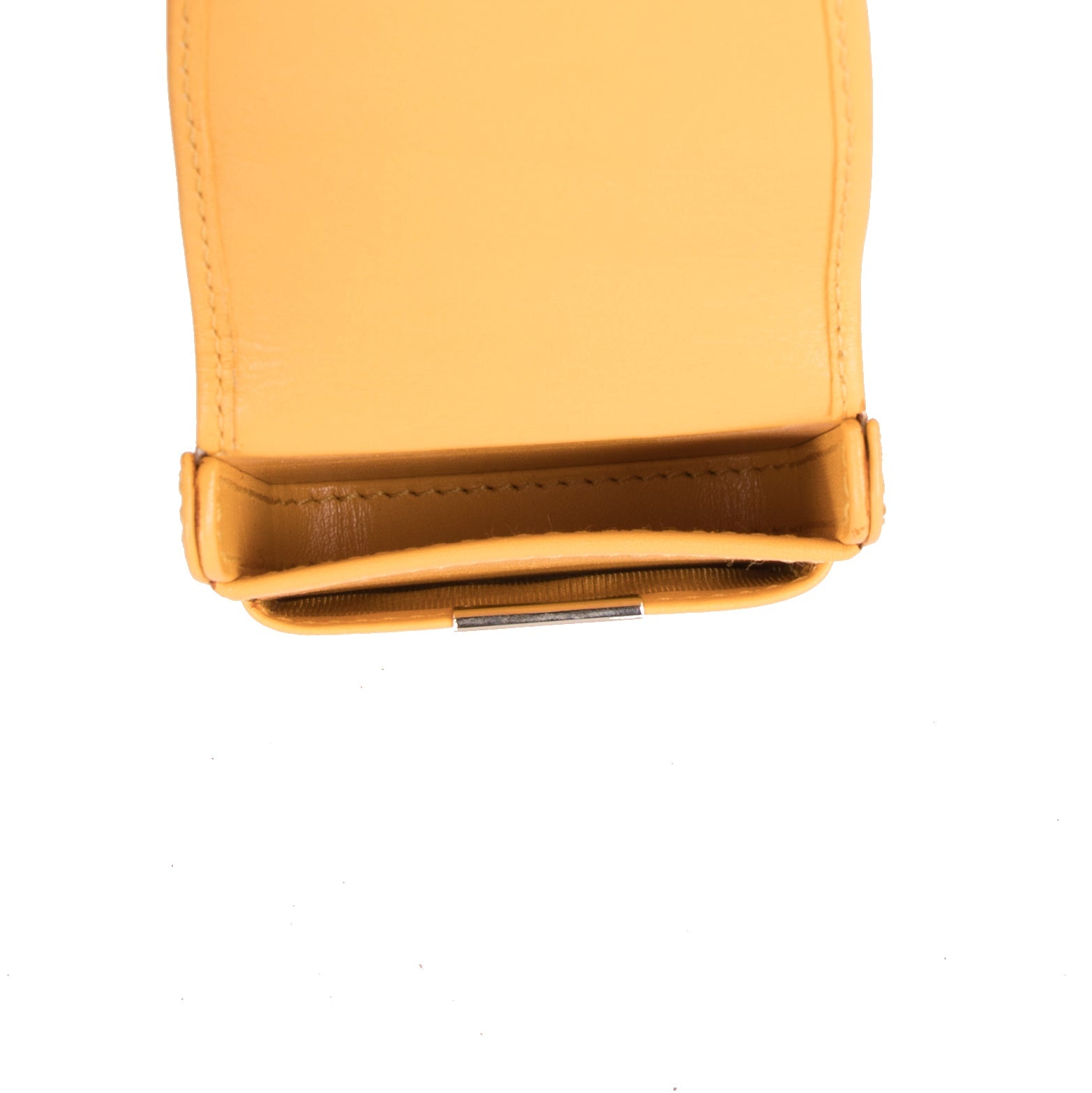 Chimento Vintage Yellow Leather Card Case w/ Box