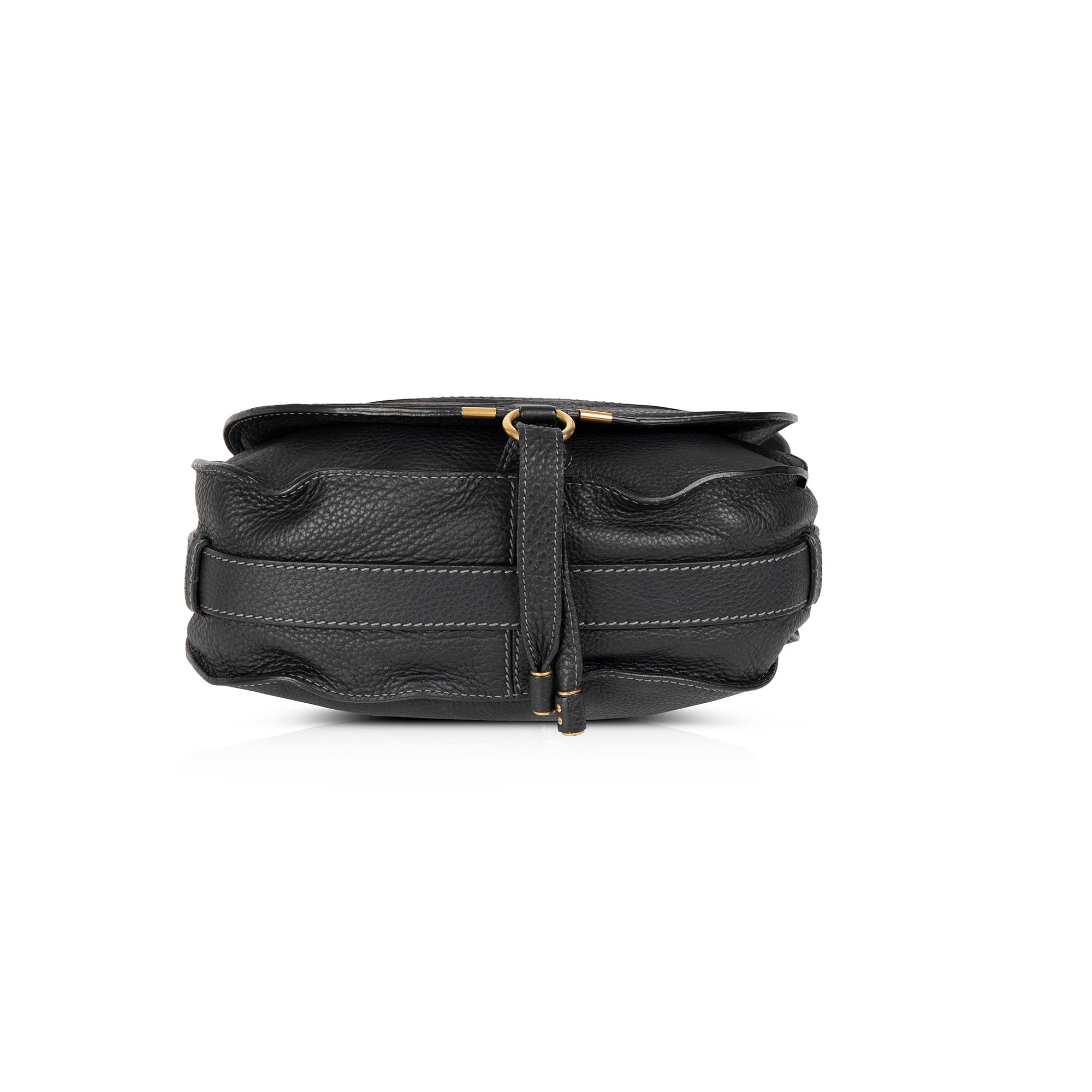 Chloe Medium Leather Marcie Crossbody Bag w/ Authenticity Card