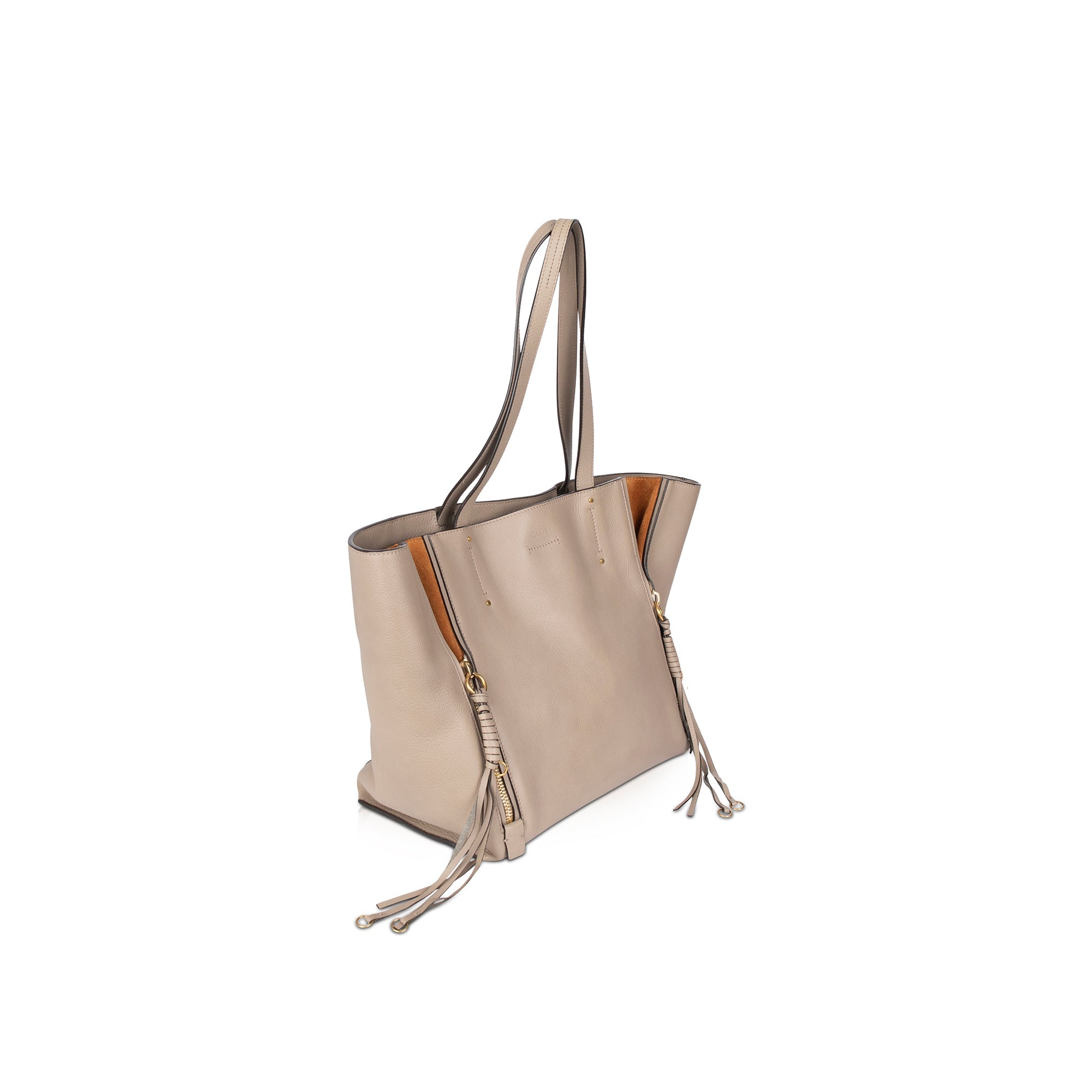 Chloe Medium Milo Leather Shopping Tote