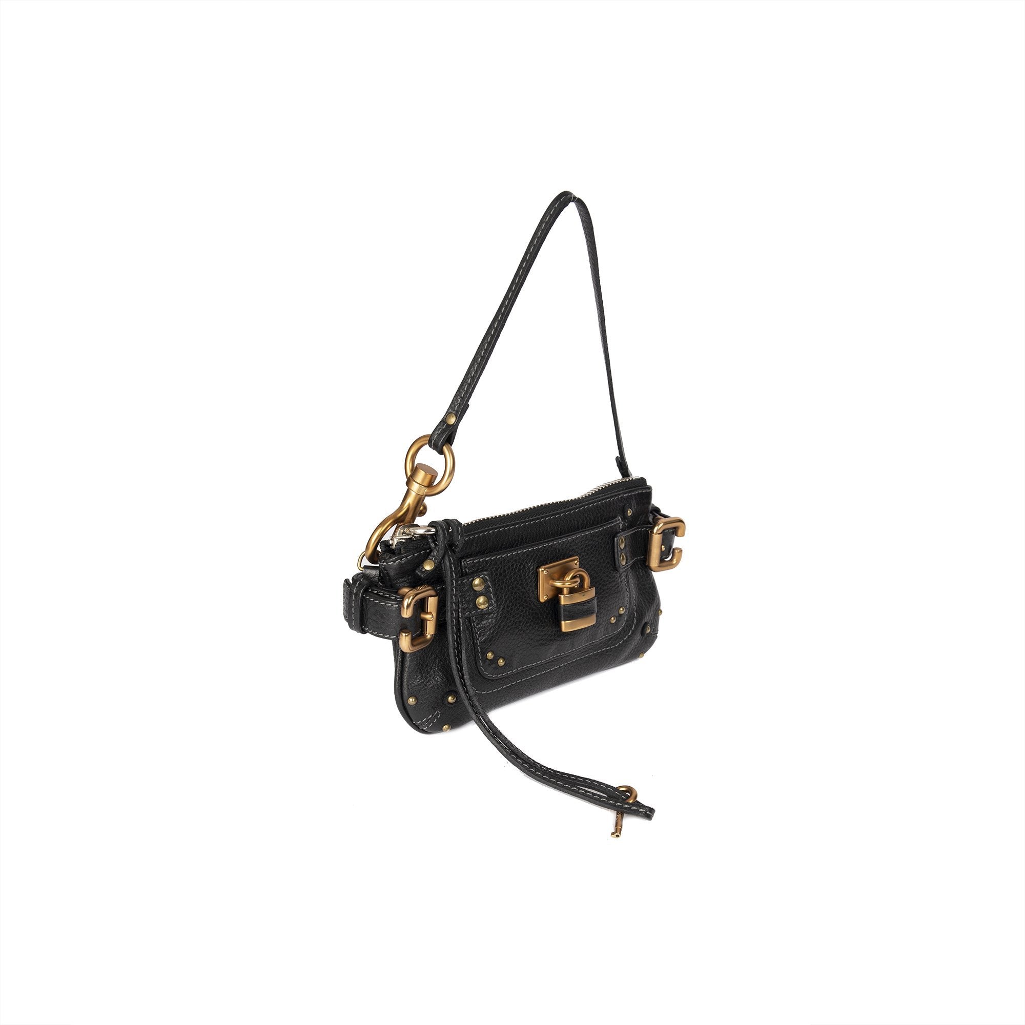 Chloe Paddington Lock Leather Pochette