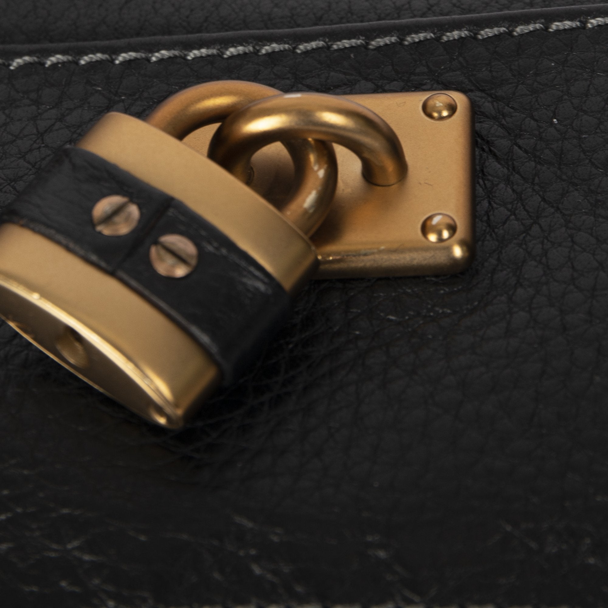 Chloe Paddington Lock Leather Pochette