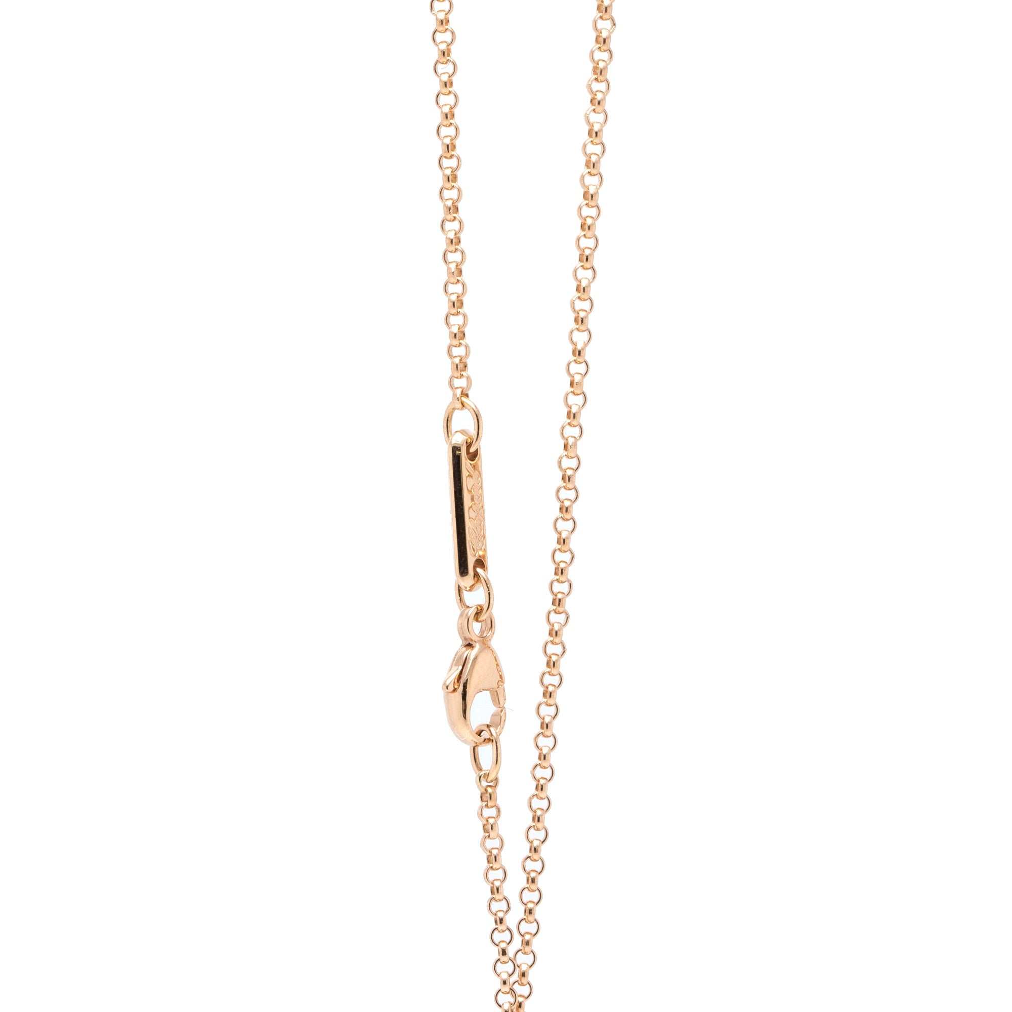 Chopard 18k Rose Gold Happy Diamonds Icons Heart Pendant Necklace