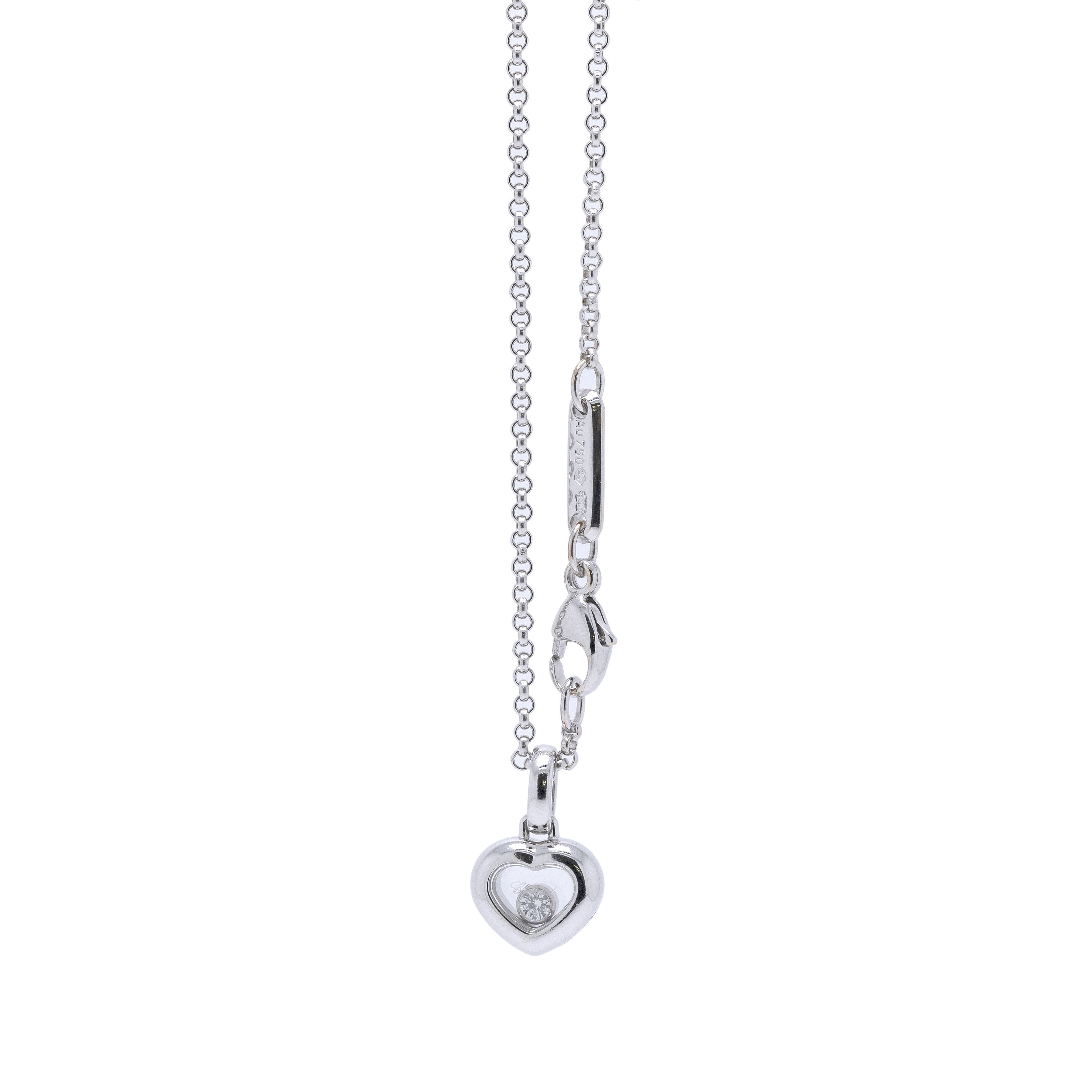 Chopard Happy Diamond Heart Pendant Necklace