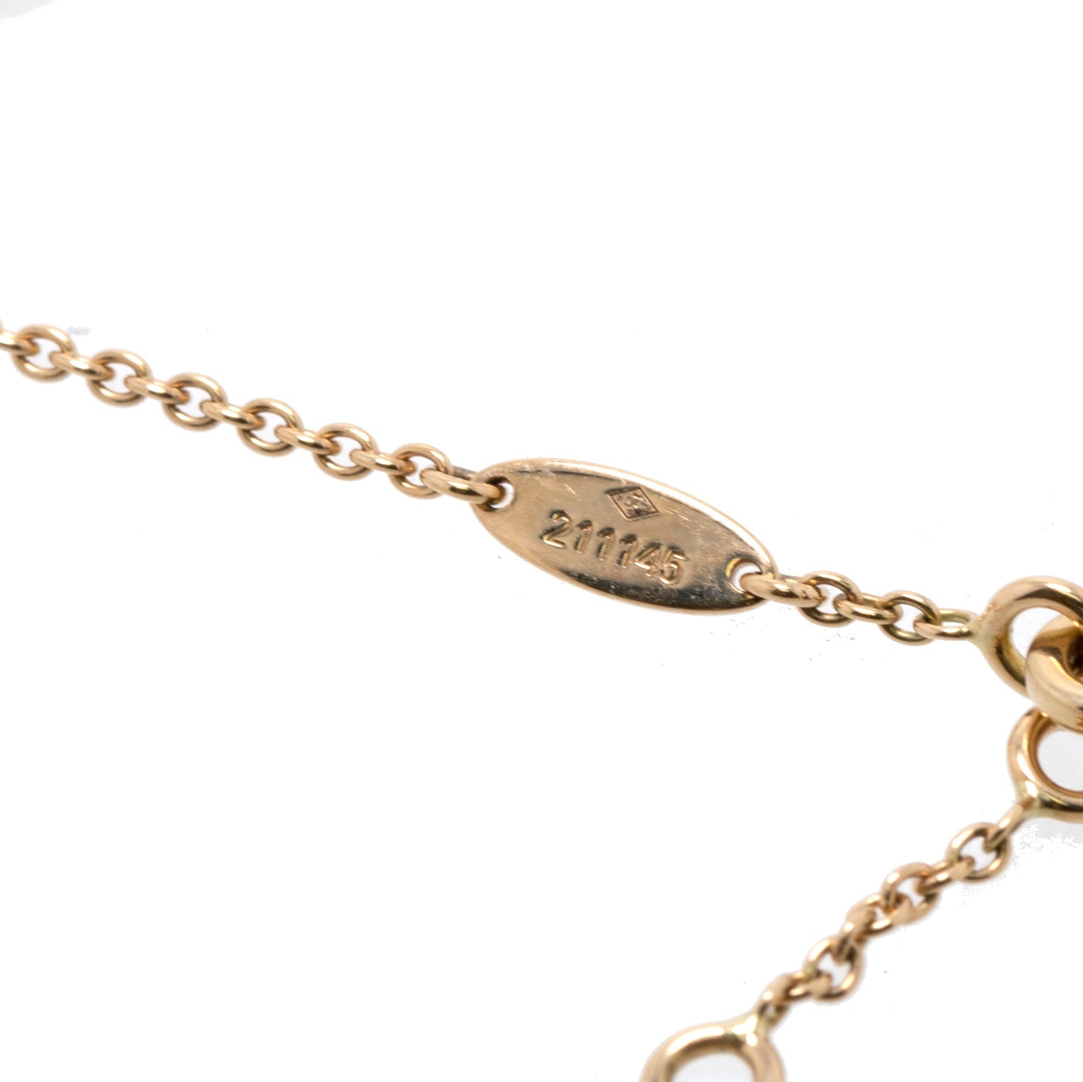 Christian Dior 18k Gold Diamond Rose Des Vents Bracelet w/ Box & Certificate