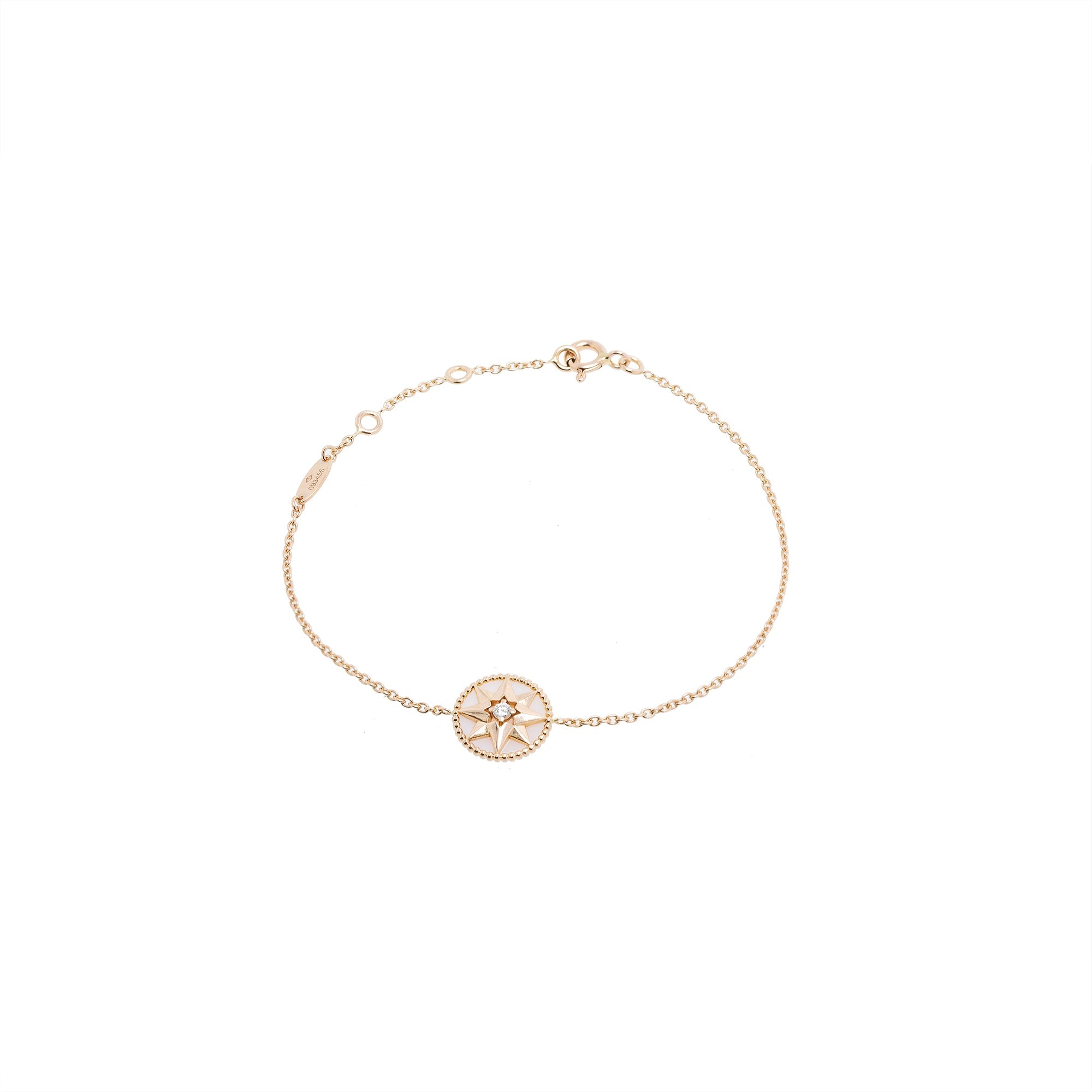 Rose Des Vents Bracelet Yellow, Pink and White Gold, Diamonds and