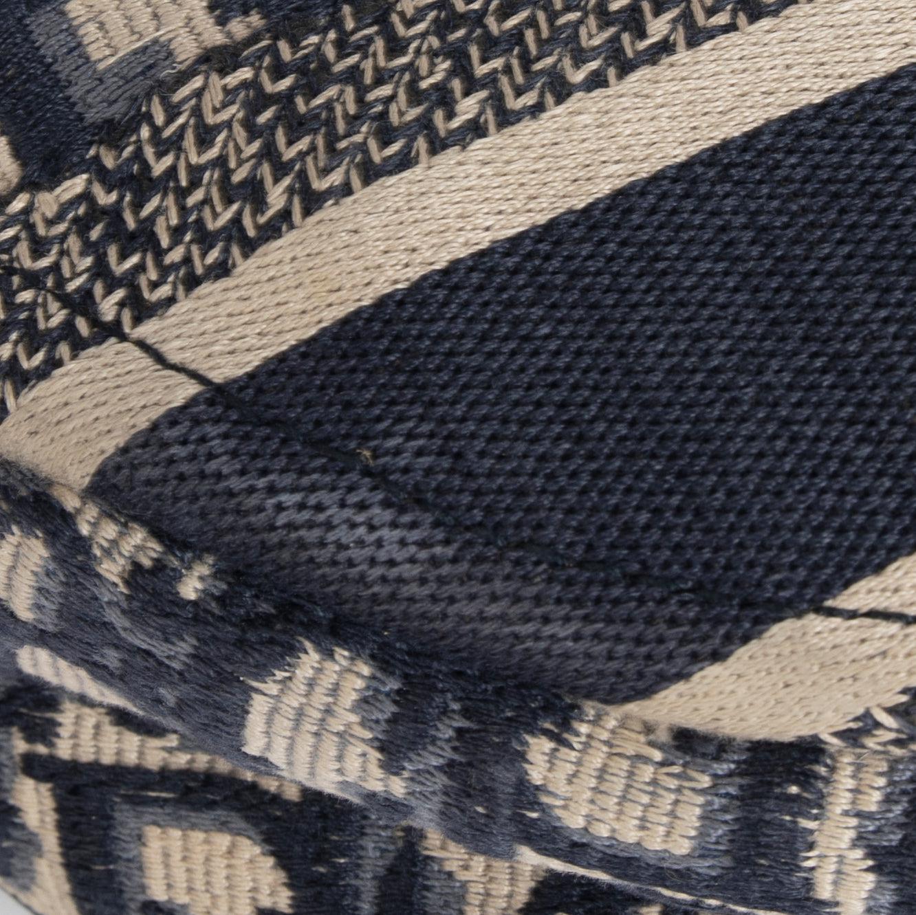 Christian Dior 2020 Embroidery Oblique Saddle Bag w/ Shoulder Strap