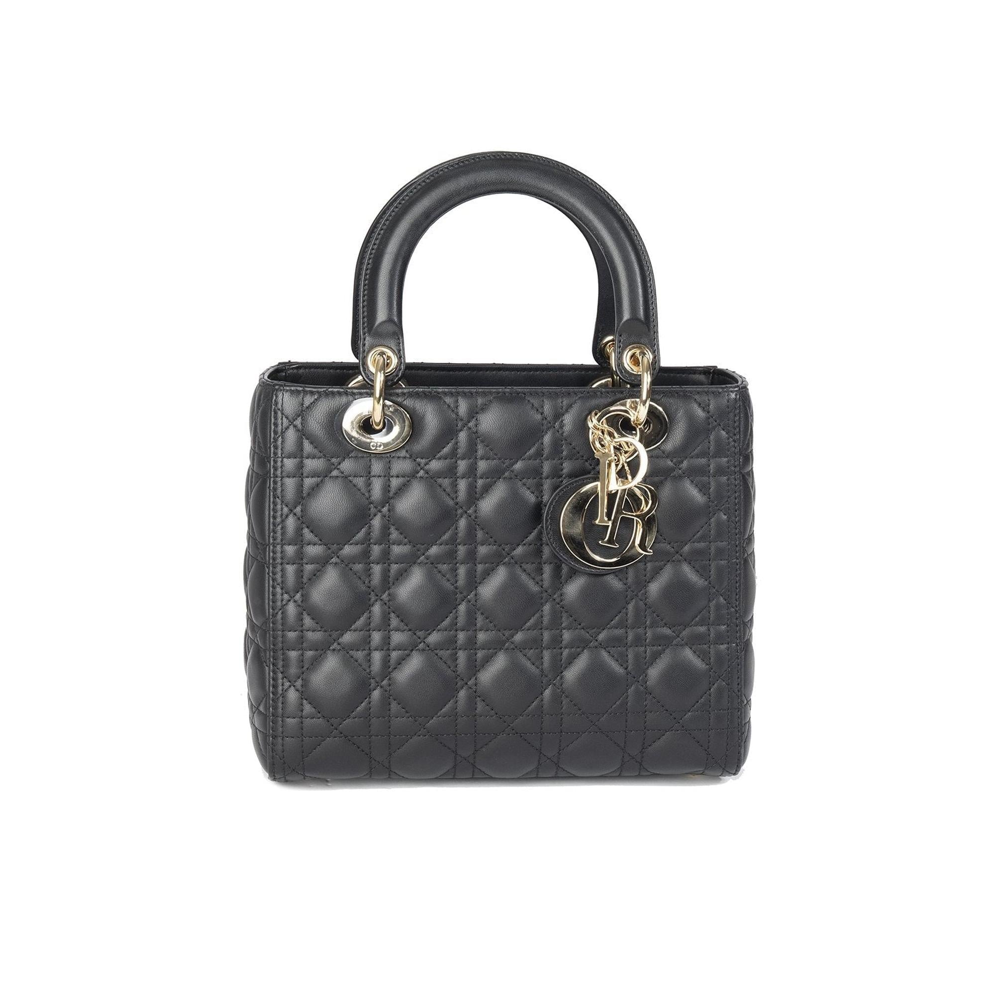 Christian Dior 2020 Medium Lady Dior Bag w/ Box & Authenticity Card