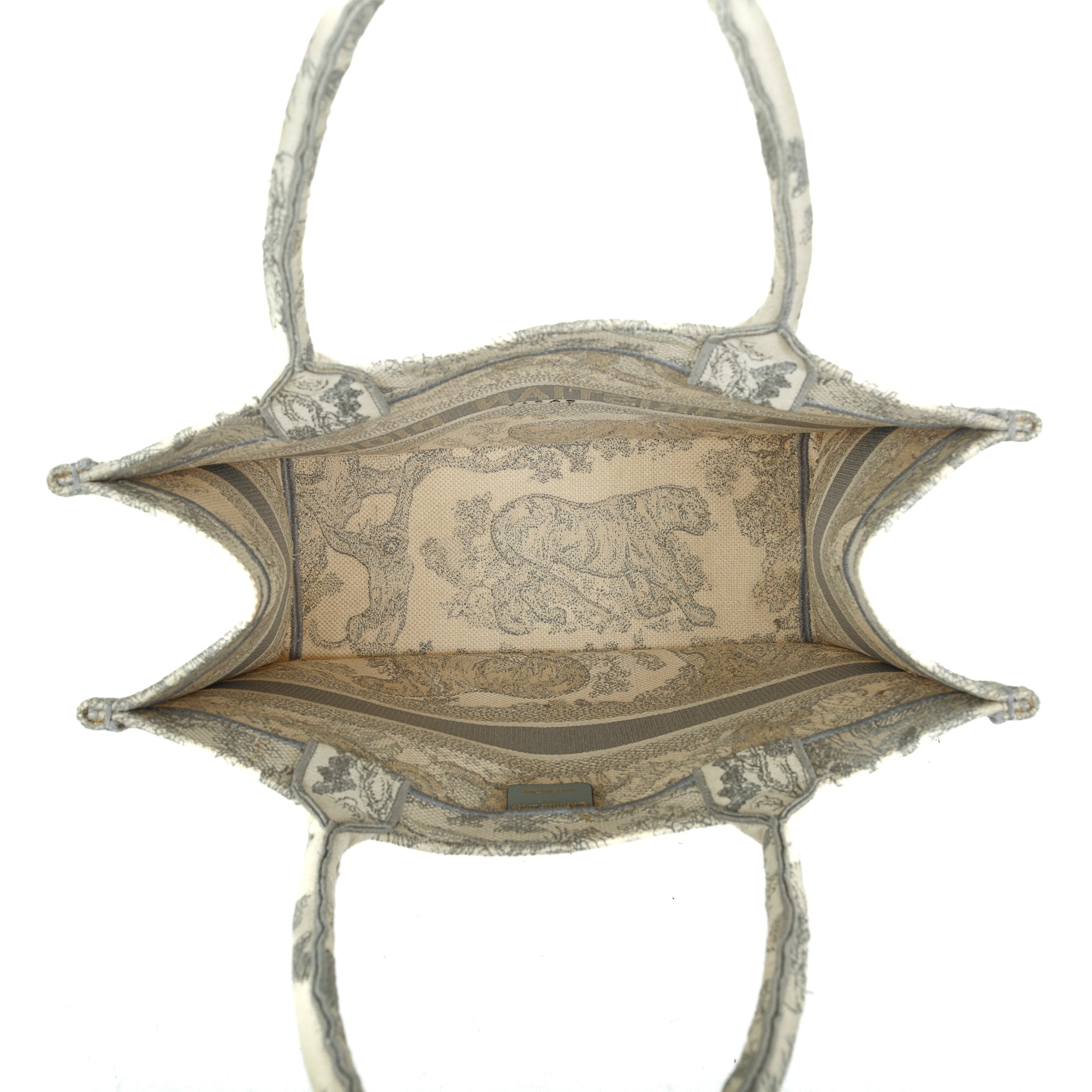 Christian Dior 2020 Medium Toile de Jouy Reverse Book Tote