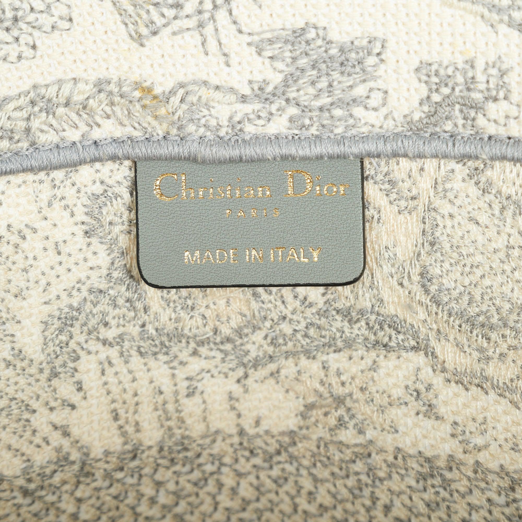 Christian Dior 2020 Medium Toile de Jouy Reverse Book Tote