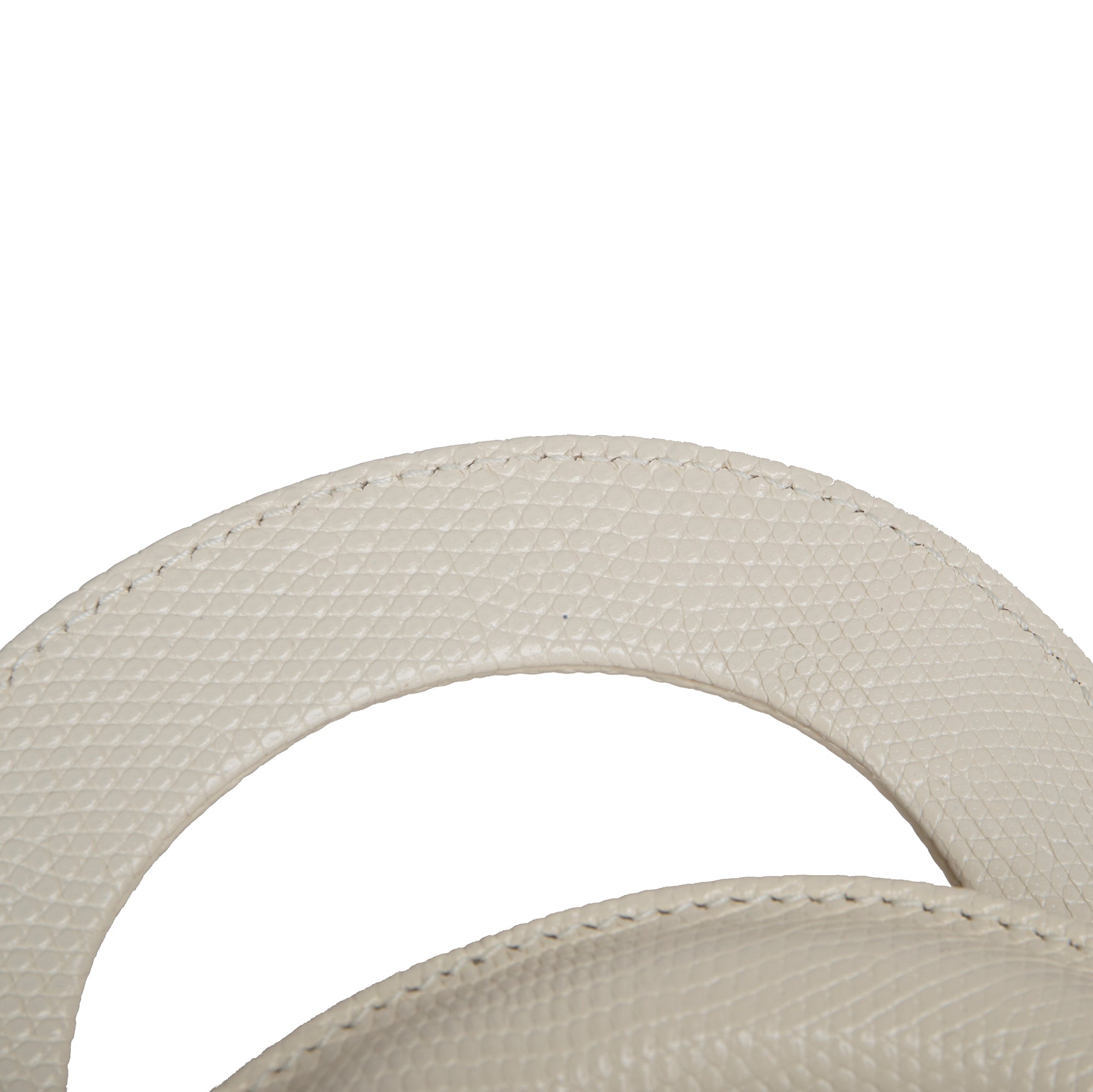 Christian Dior 2021 White Lizard Mini Lady Dior Bag w/ Box