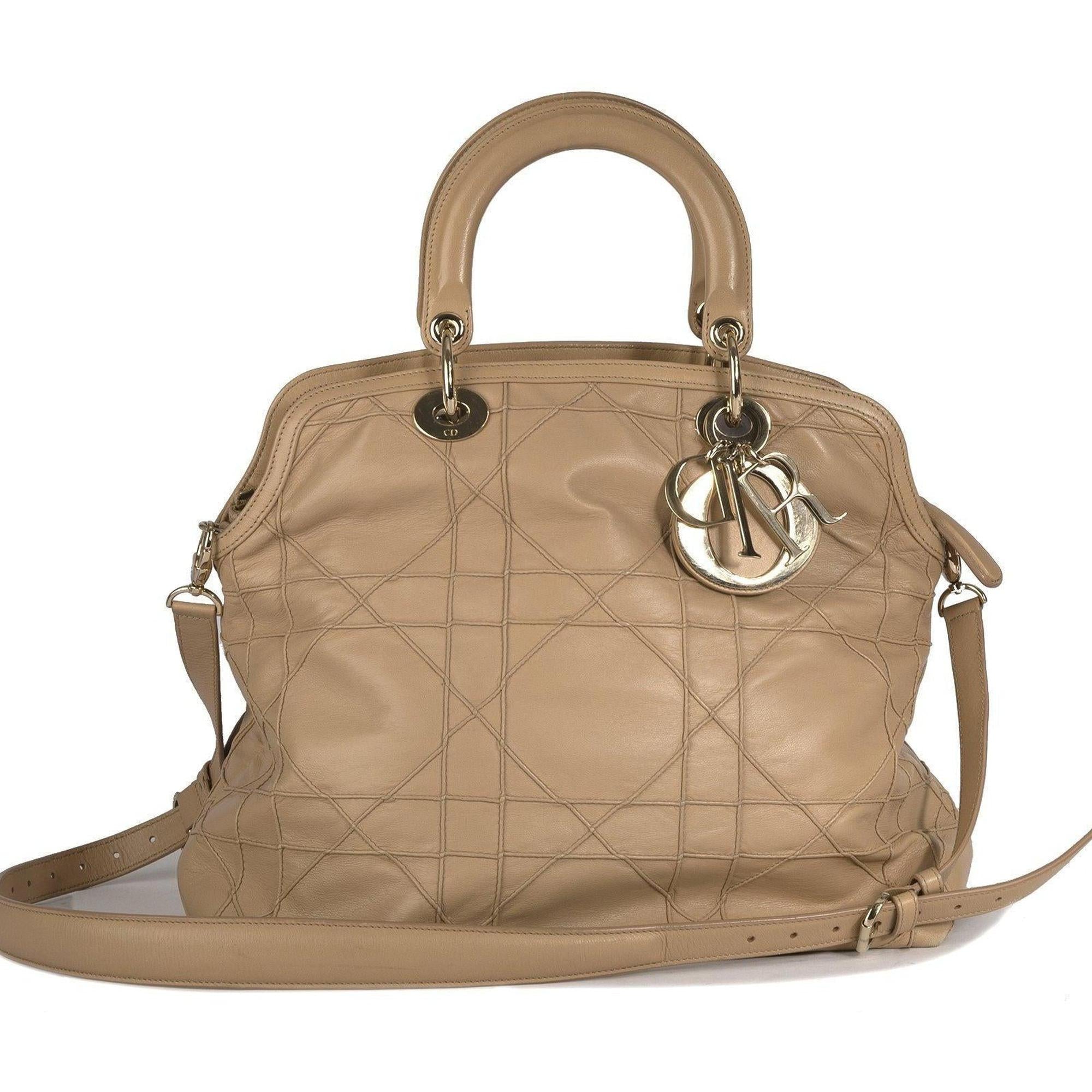 Christian Dior Cannage Granville Tote