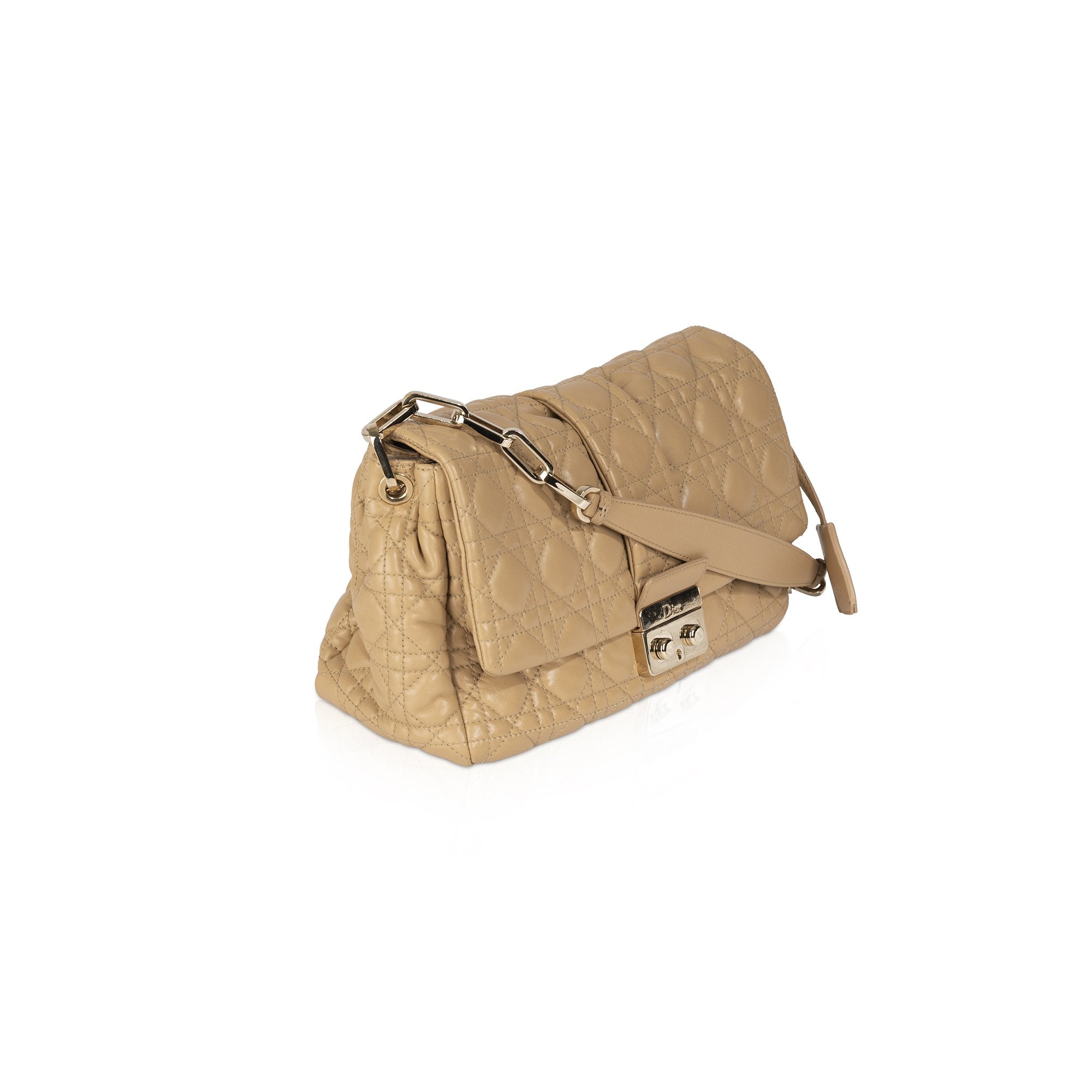 Christian Dior Cannage New Lock Flap Bag