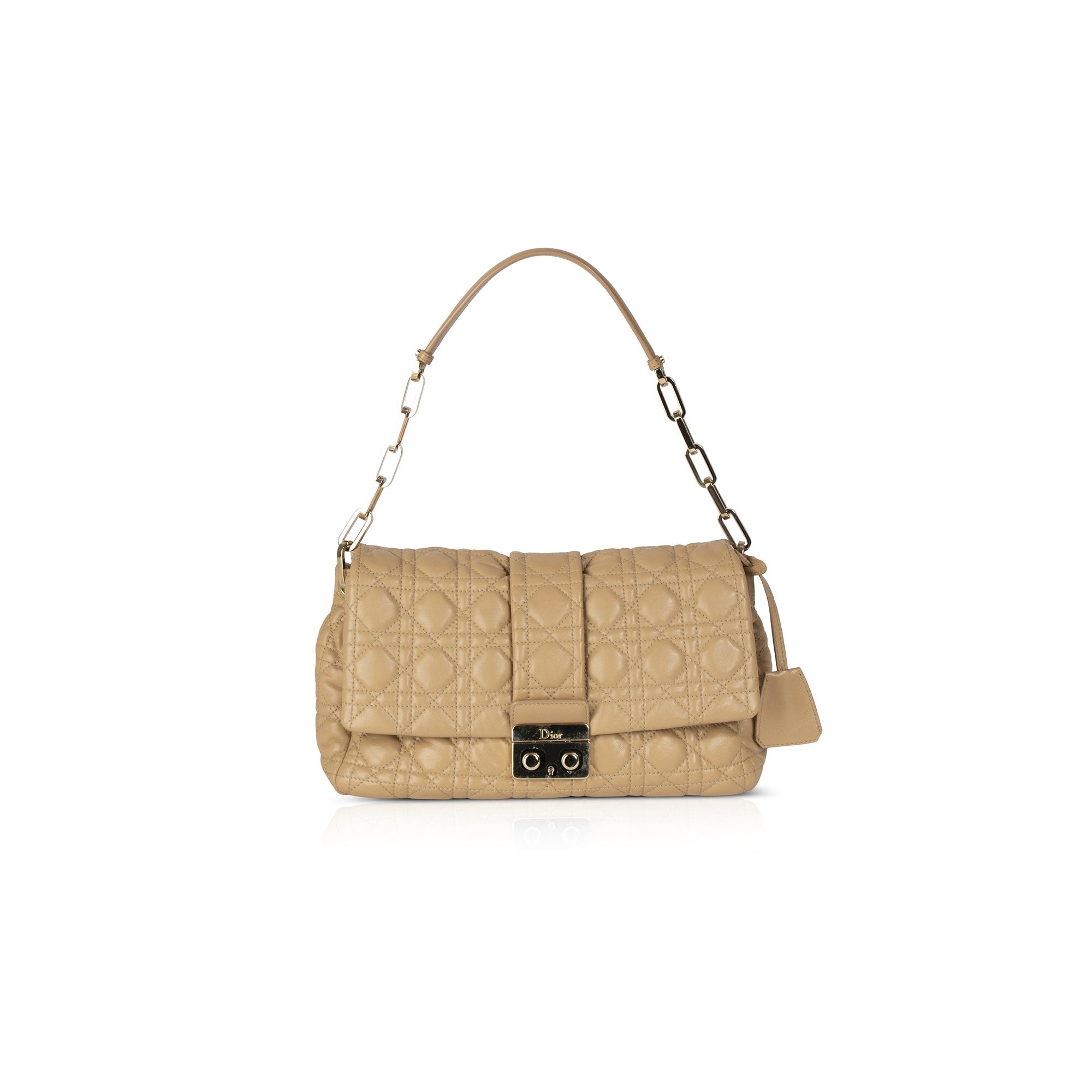 Christian Dior Cannage New Lock Flap Bag