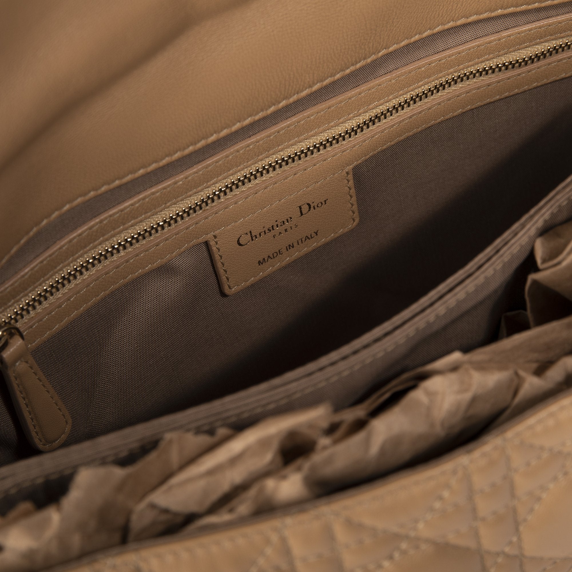 Christian Dior Cannage New Lock Flap Bag