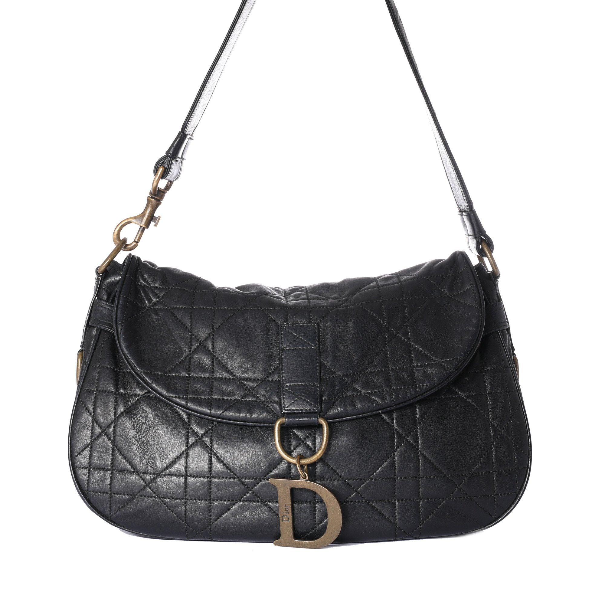 Christian Dior Cannage Vintage Flap Shoulder Bag – OLIVER'S