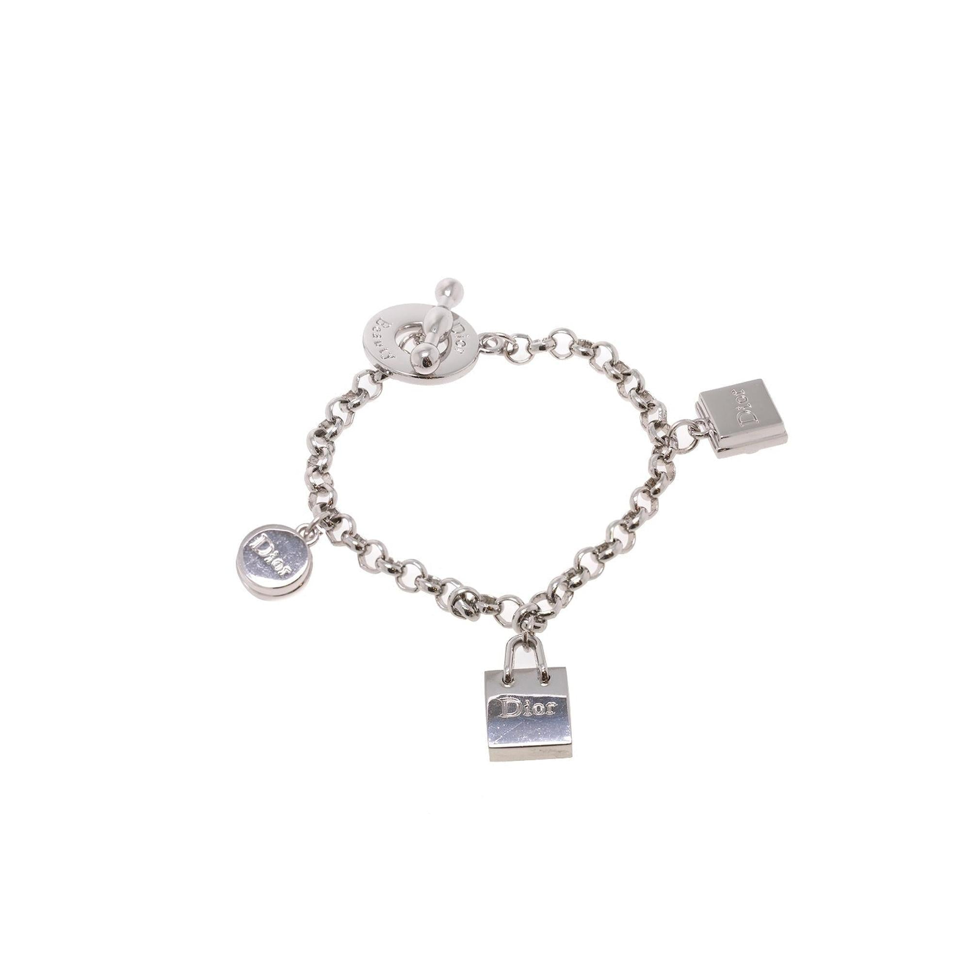 Christian Dior Charm Toggle Bracelet