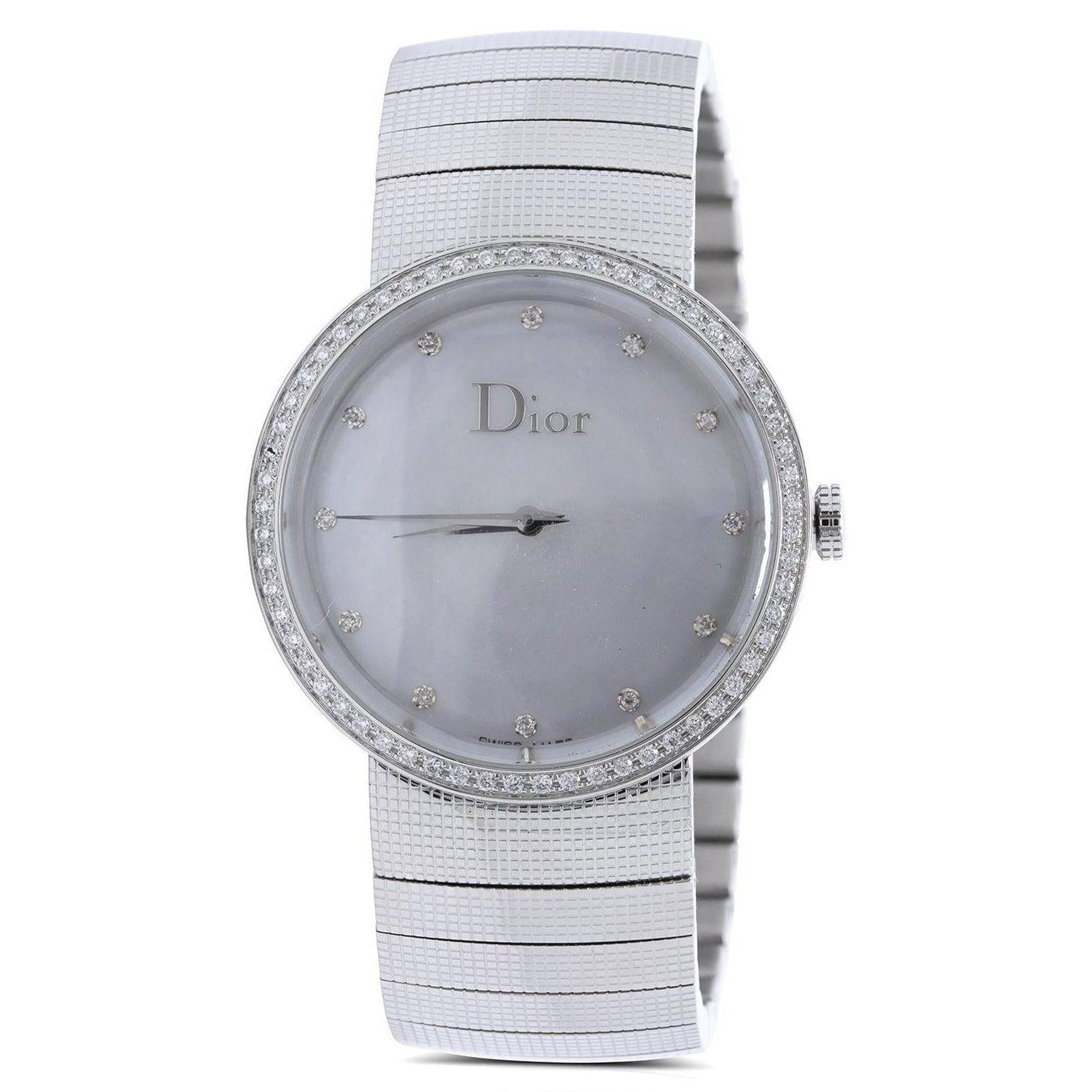 Christian Dior Diamond La D De Dior Watch w/ Box