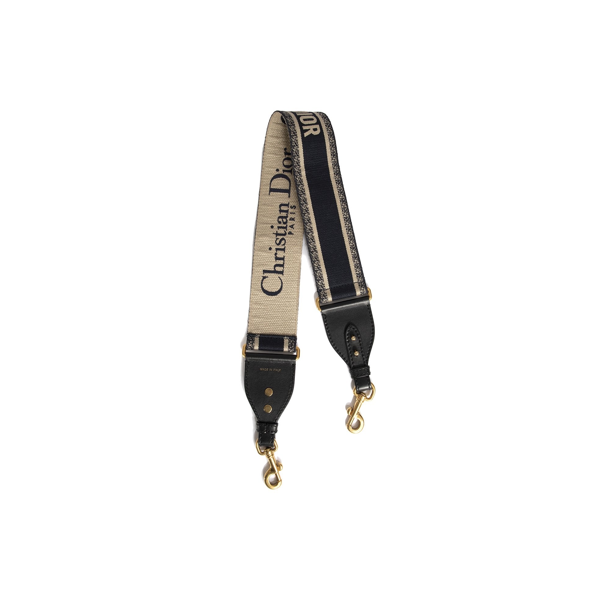 Christian Dior Embroidered Logo Bag Strap