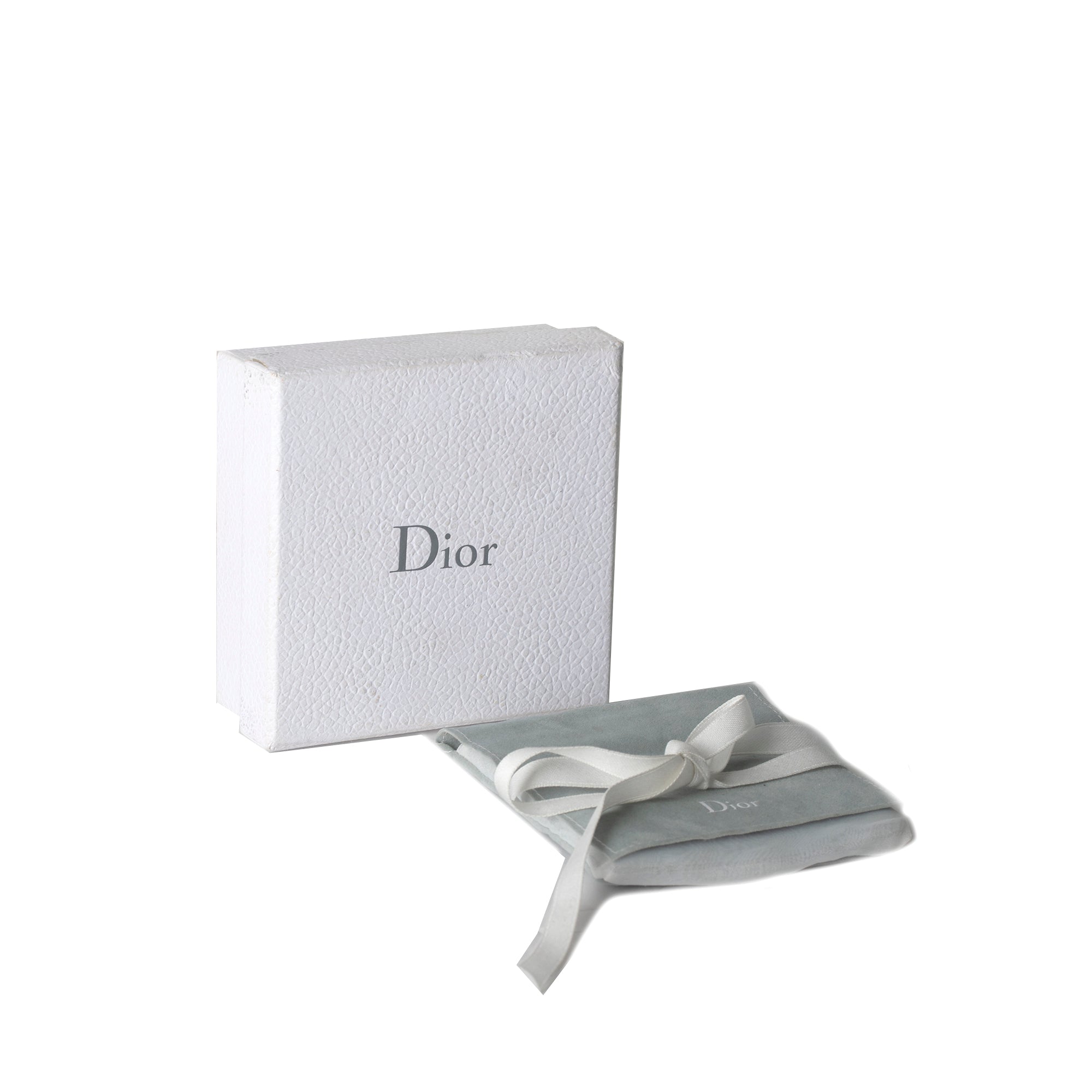 Christian Dior Faux Pearl Tribales Stud Earrings w/ Box