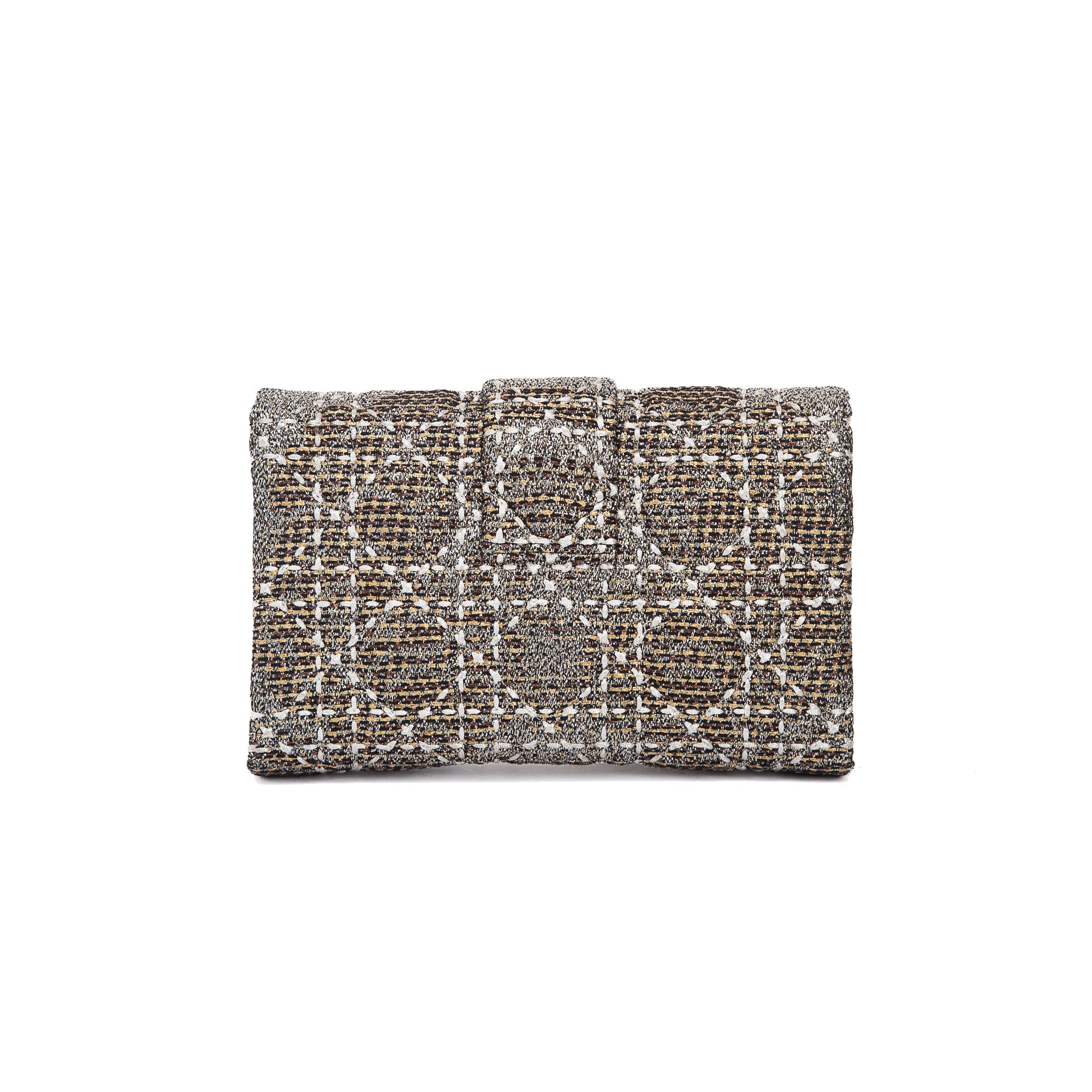 Christian Dior Limited Edition Tweed Miss Dior Clutch