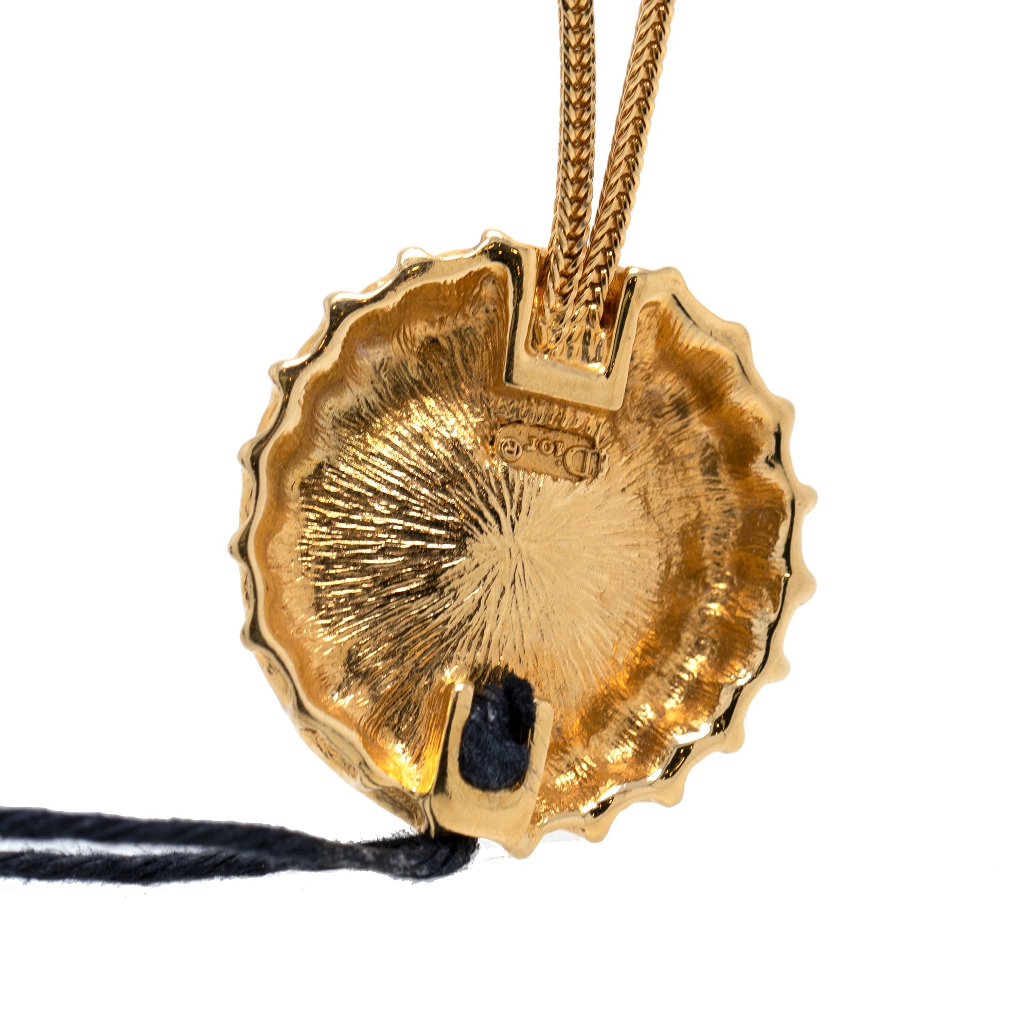 Christian Dior Logo Bottle Crown Charm Keychain