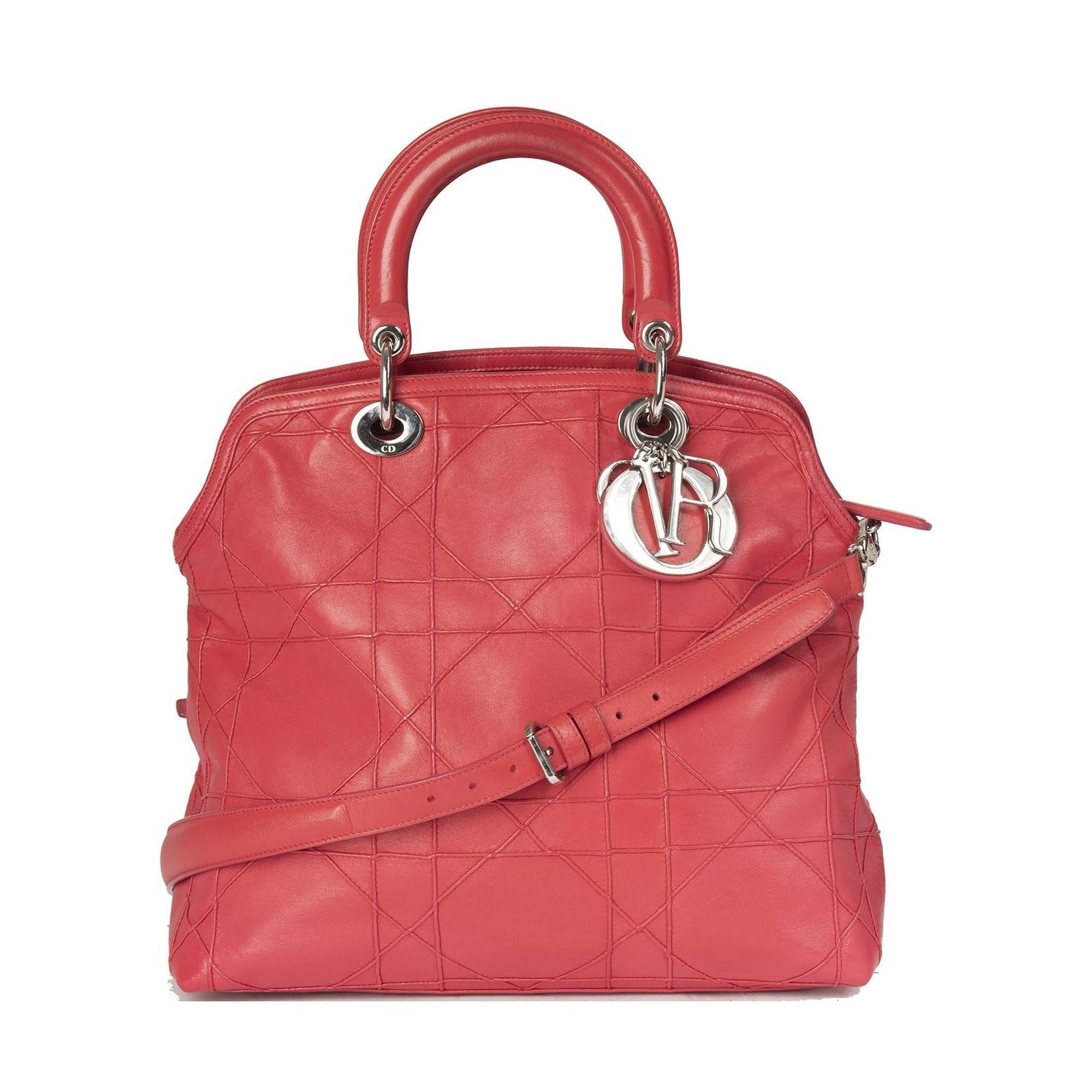 Christian Dior Medium Cannage Granville Tote