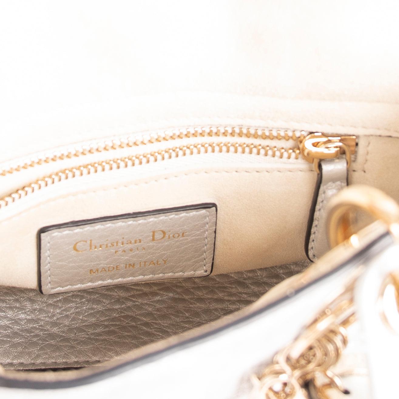 Christian Dior Mini Lady Dior Bag w/ Cannage Strap